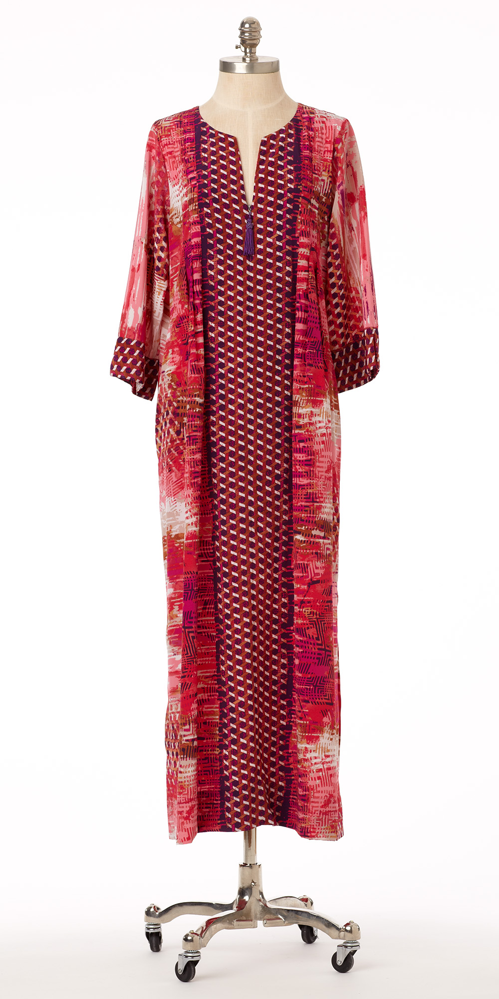 Crepe de Chine Caftan