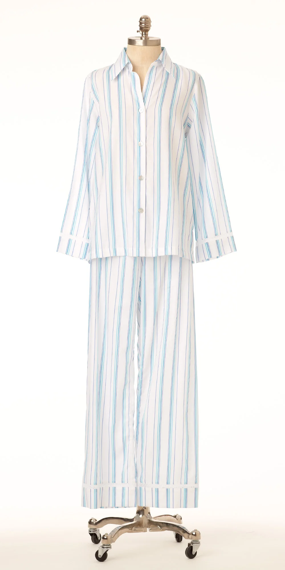 Cotton Yarn Dye Stripe Jacquard Pajama