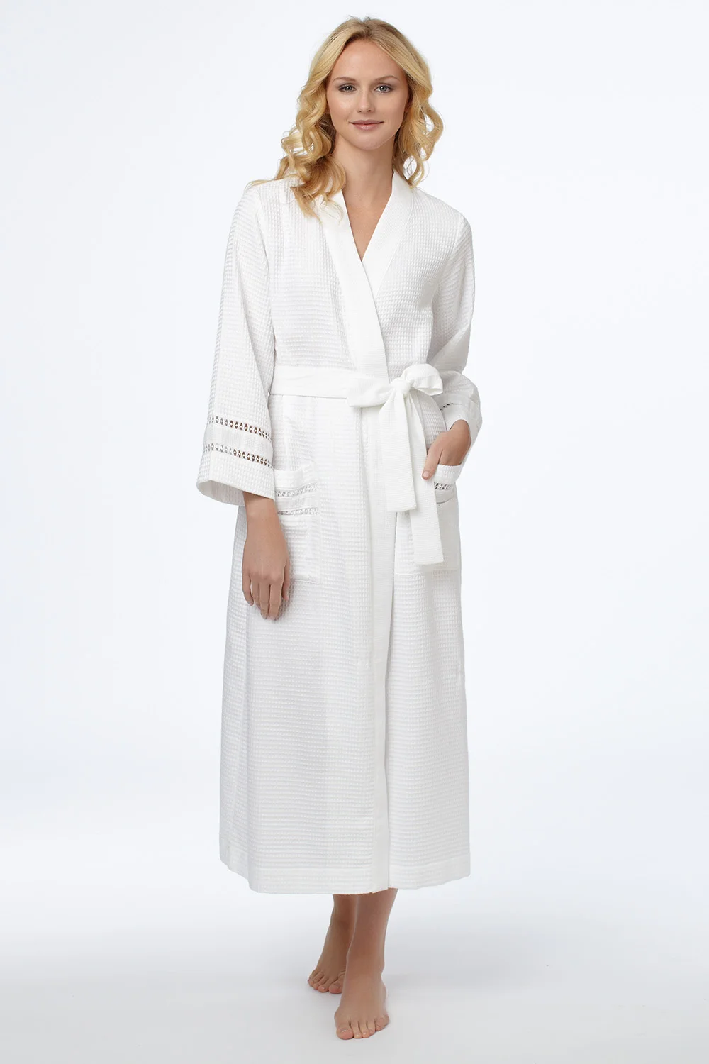 Cotton Waffle Spa Robe