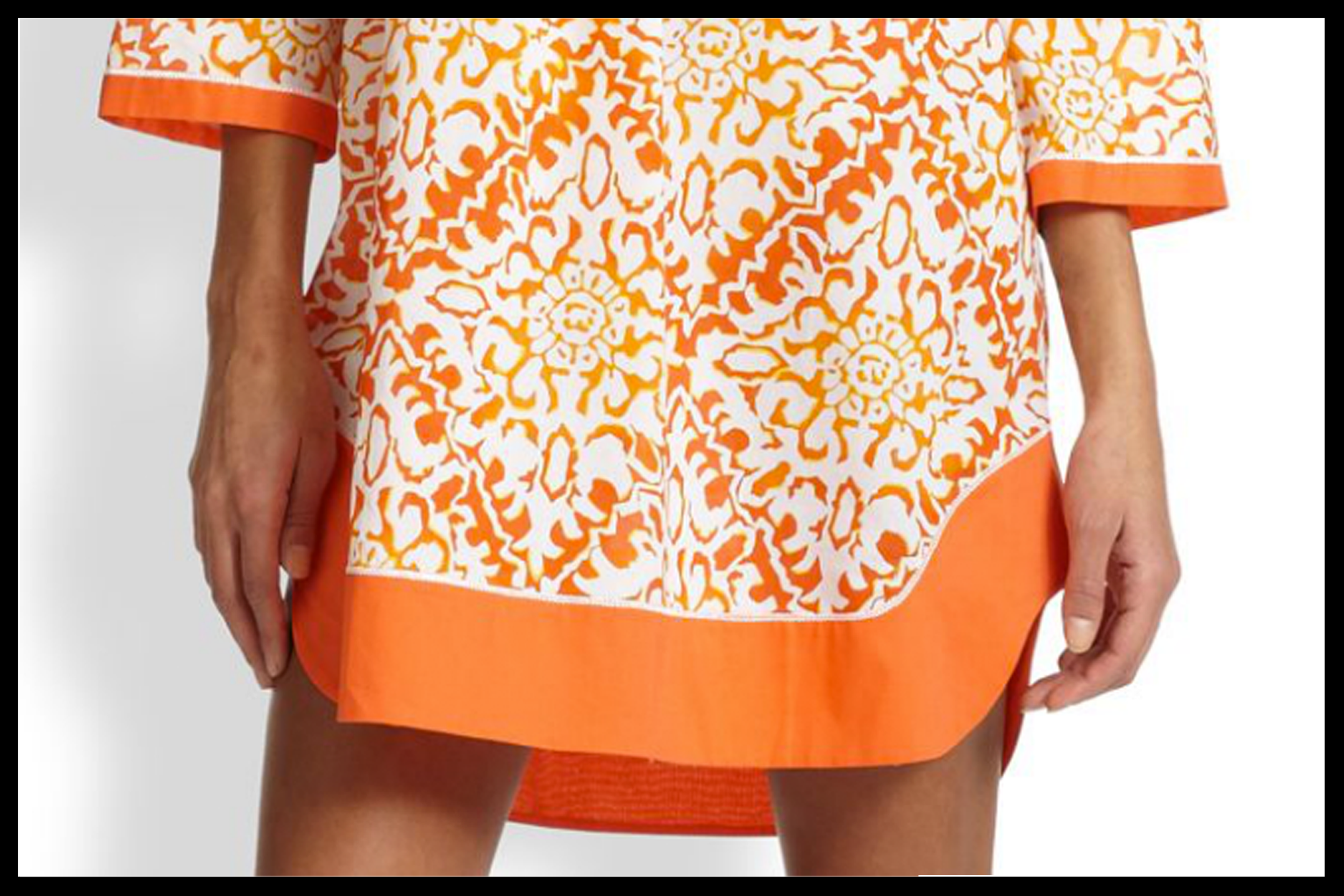 Orange Printed Cotton Lawn Halftan - Close Up.png