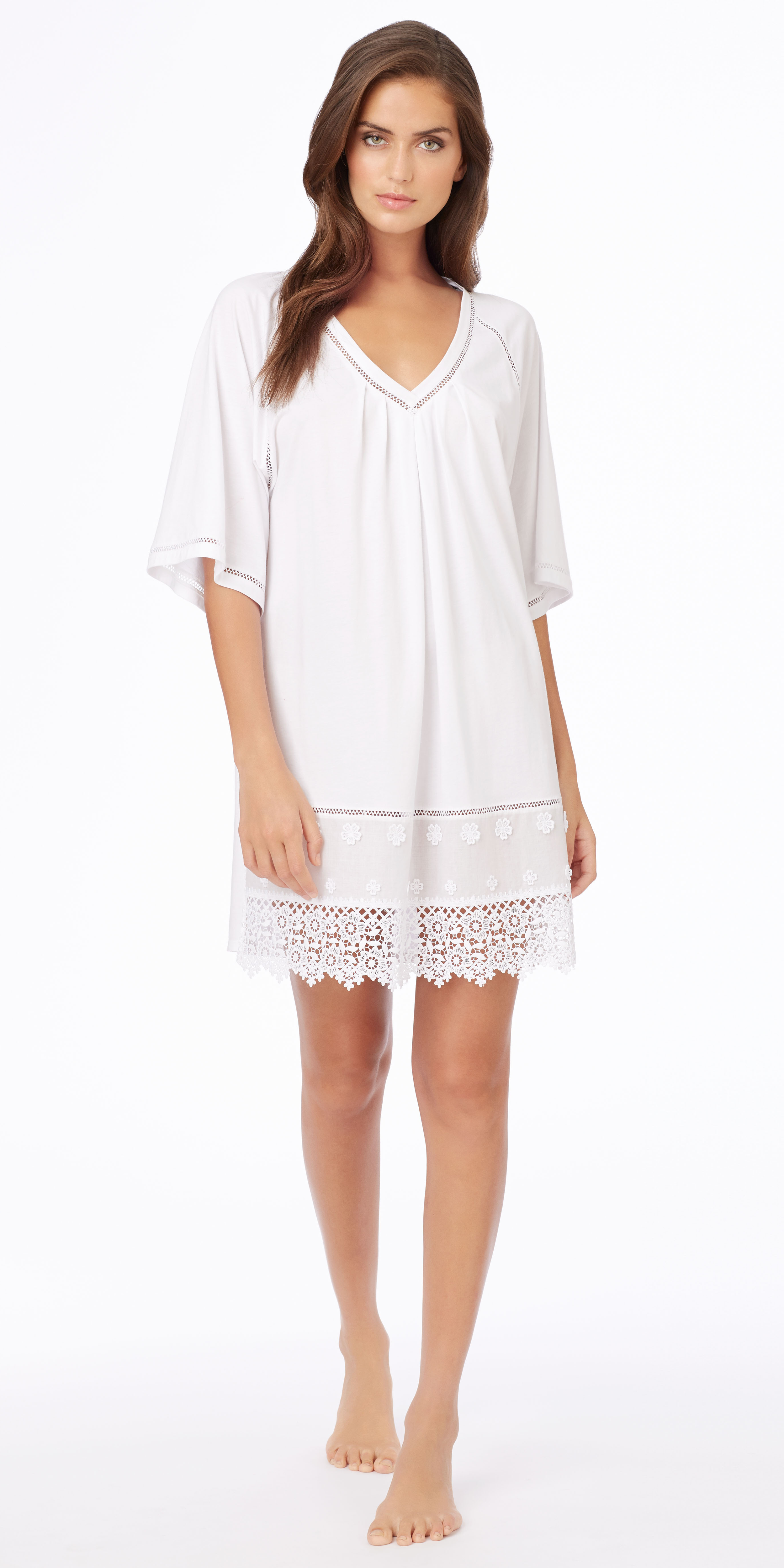 Pima Cotton Knit Sleep Shirt