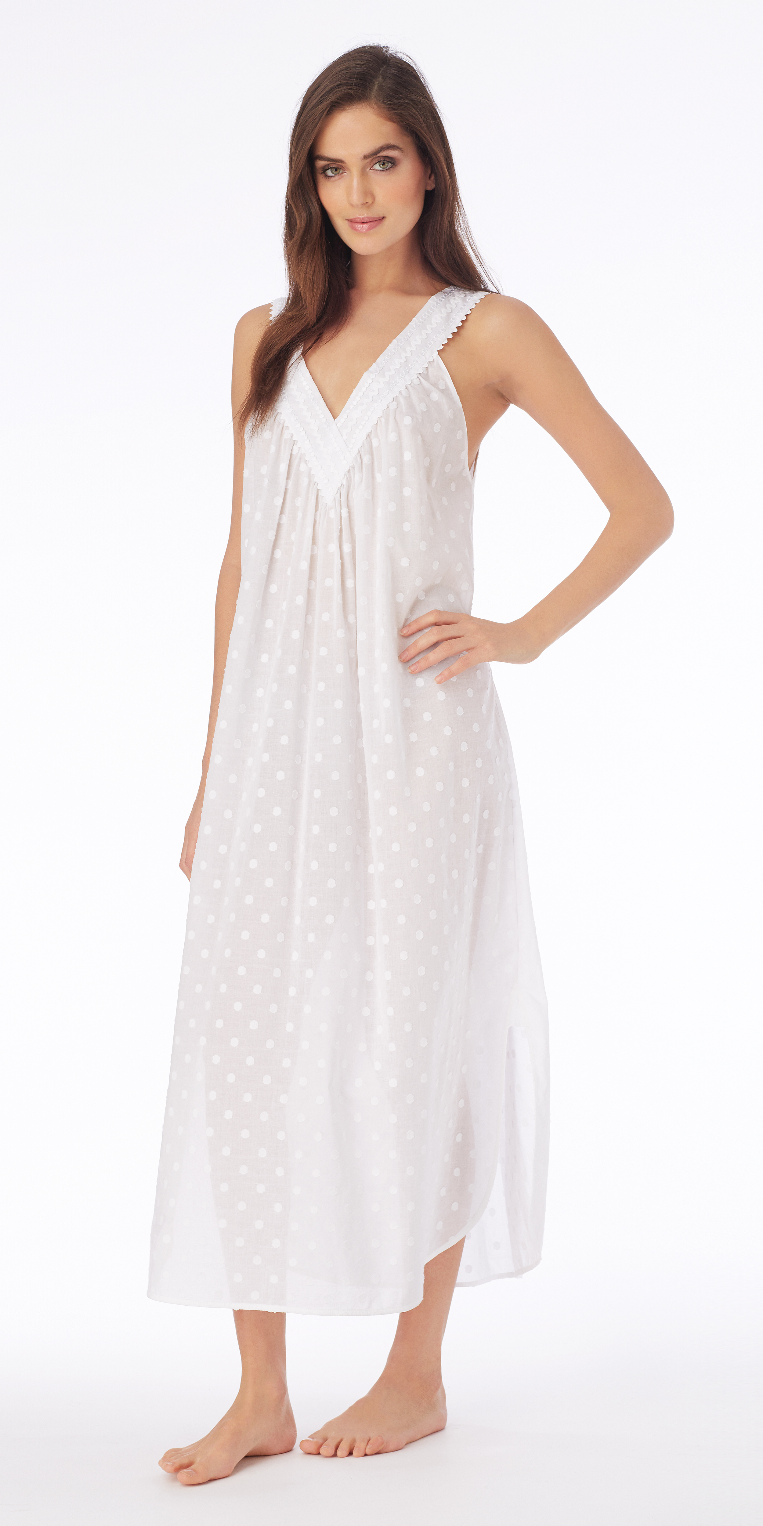 Cotton Clip Dot Gown