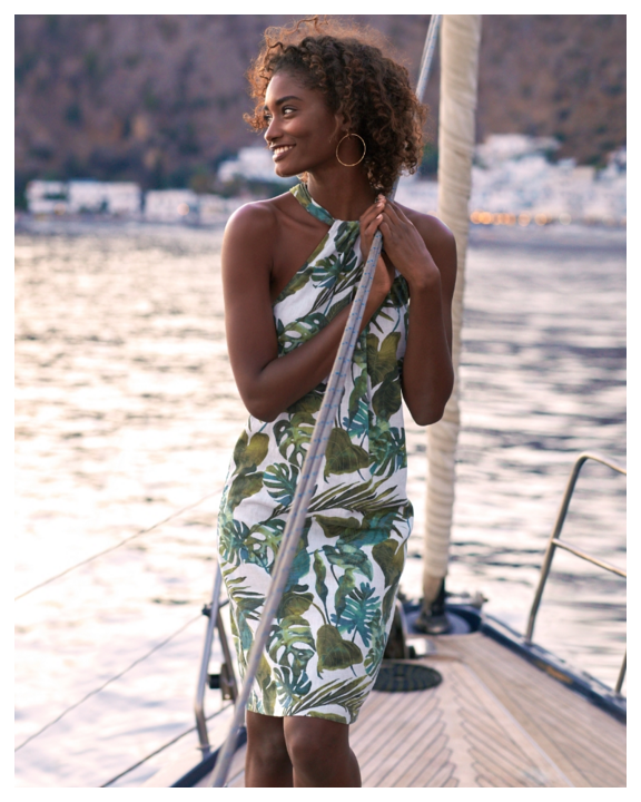 171TW616056 - Villa Fronds Short Halter Dress - Editorial - Border.png