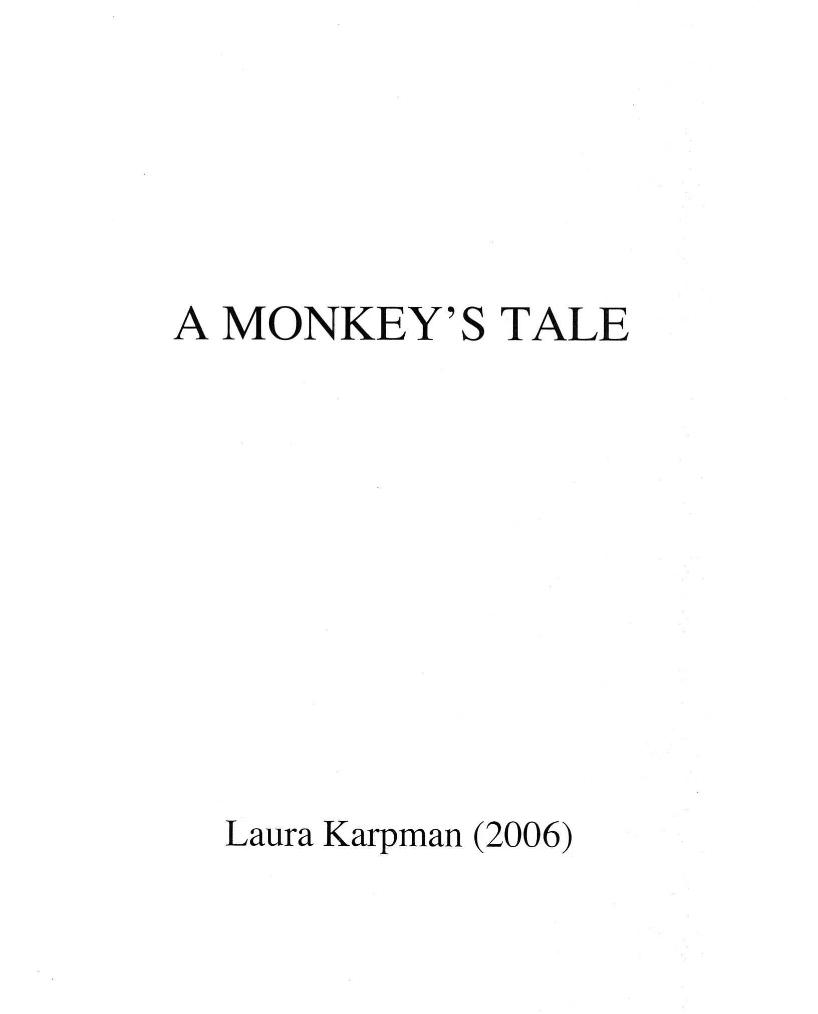 A Monkey's Tale cover.jpg