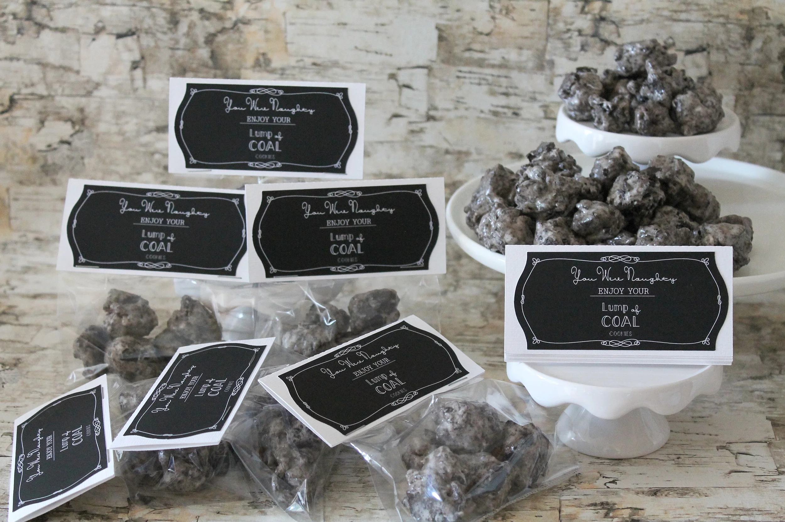 Lump of Coal Cookies