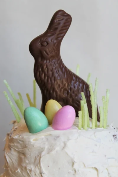 Homemade Mini Easter Bunny Cake