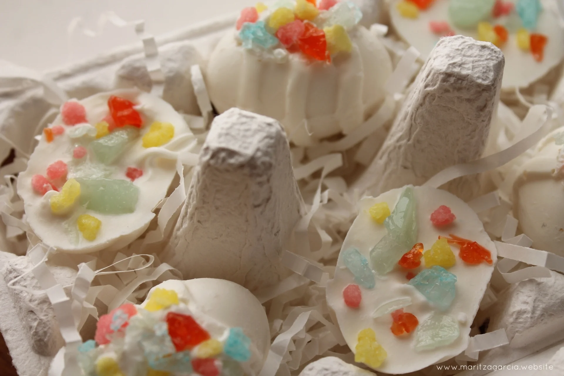 White Chocolate Confetti Sugar Crunch Eggs