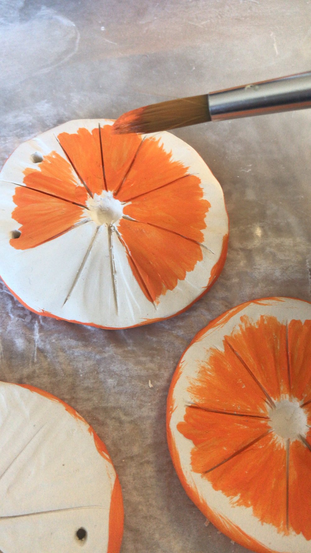 Air-Dry Clay Citrus Garland + Gift Tags DIY