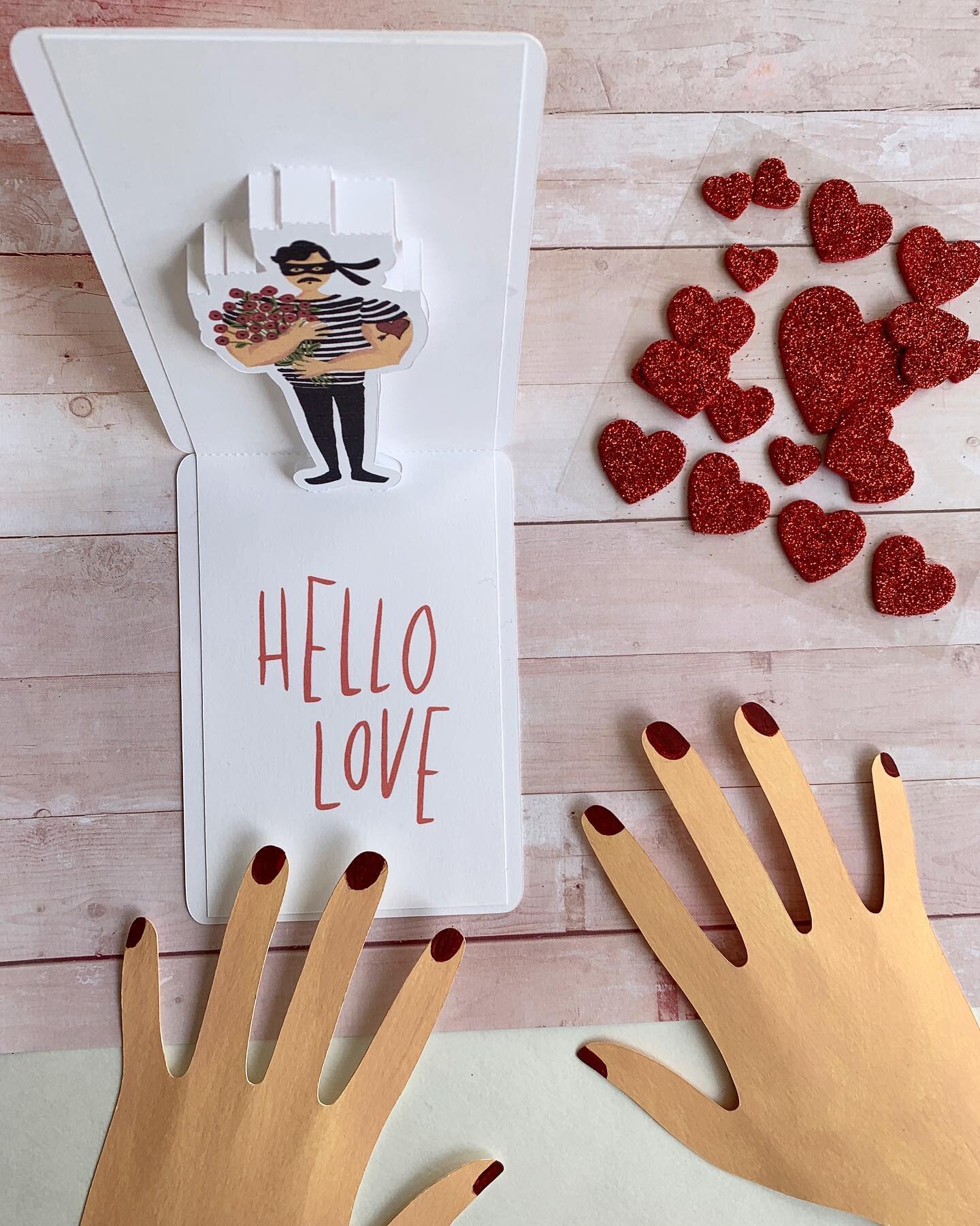 Love Bandit Pop-Up Card.

did you know you could create pop-up cards using your silhouette machine?

Maybe I&rsquo;m the last to know. &ldquo;but oh my,&rdquo; do I  feel so extra right now. Don&rsquo;t judge. 😜

Love bandit from the hello Sweethear