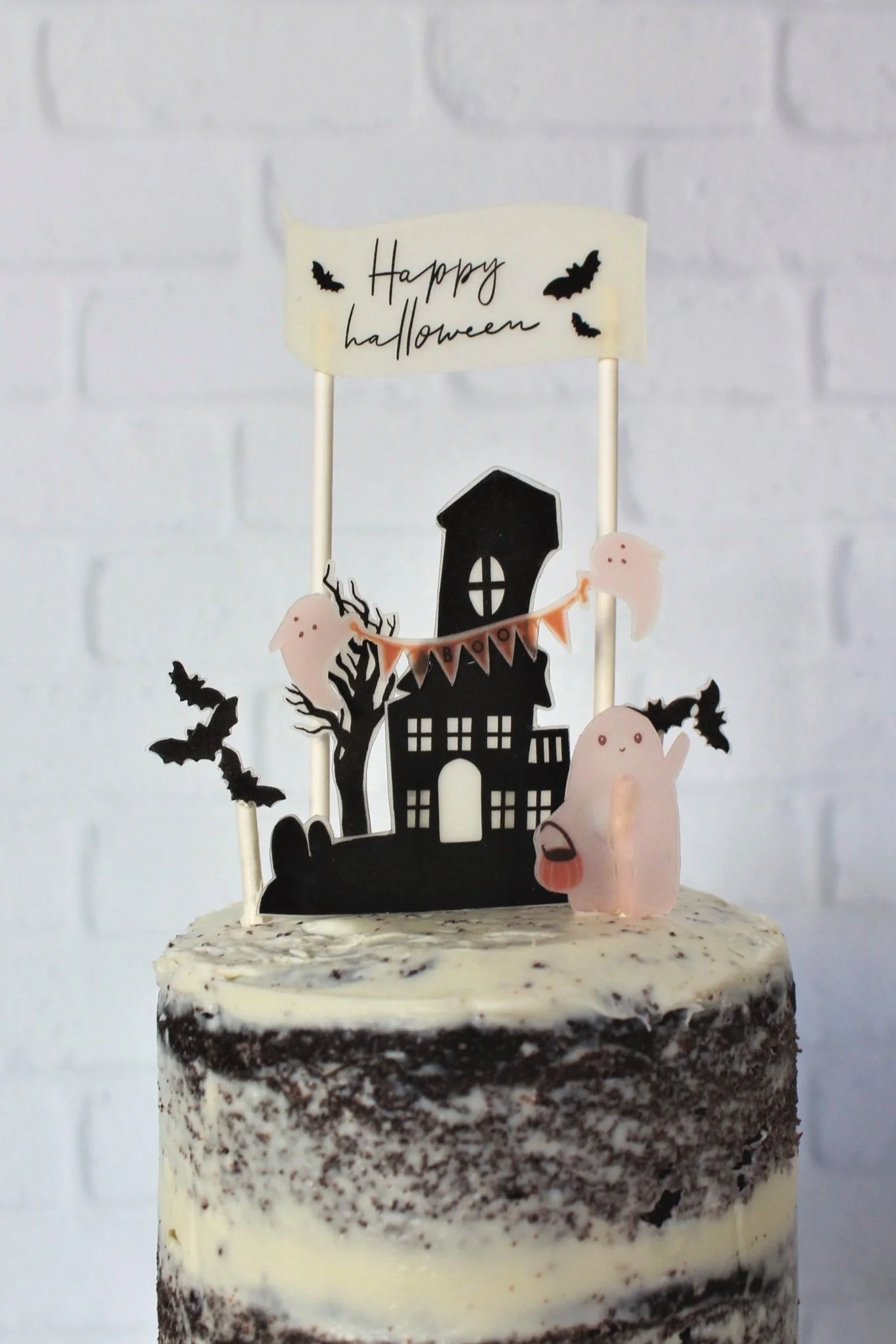 HALLOWEEN CAKE TOPPER DIY 