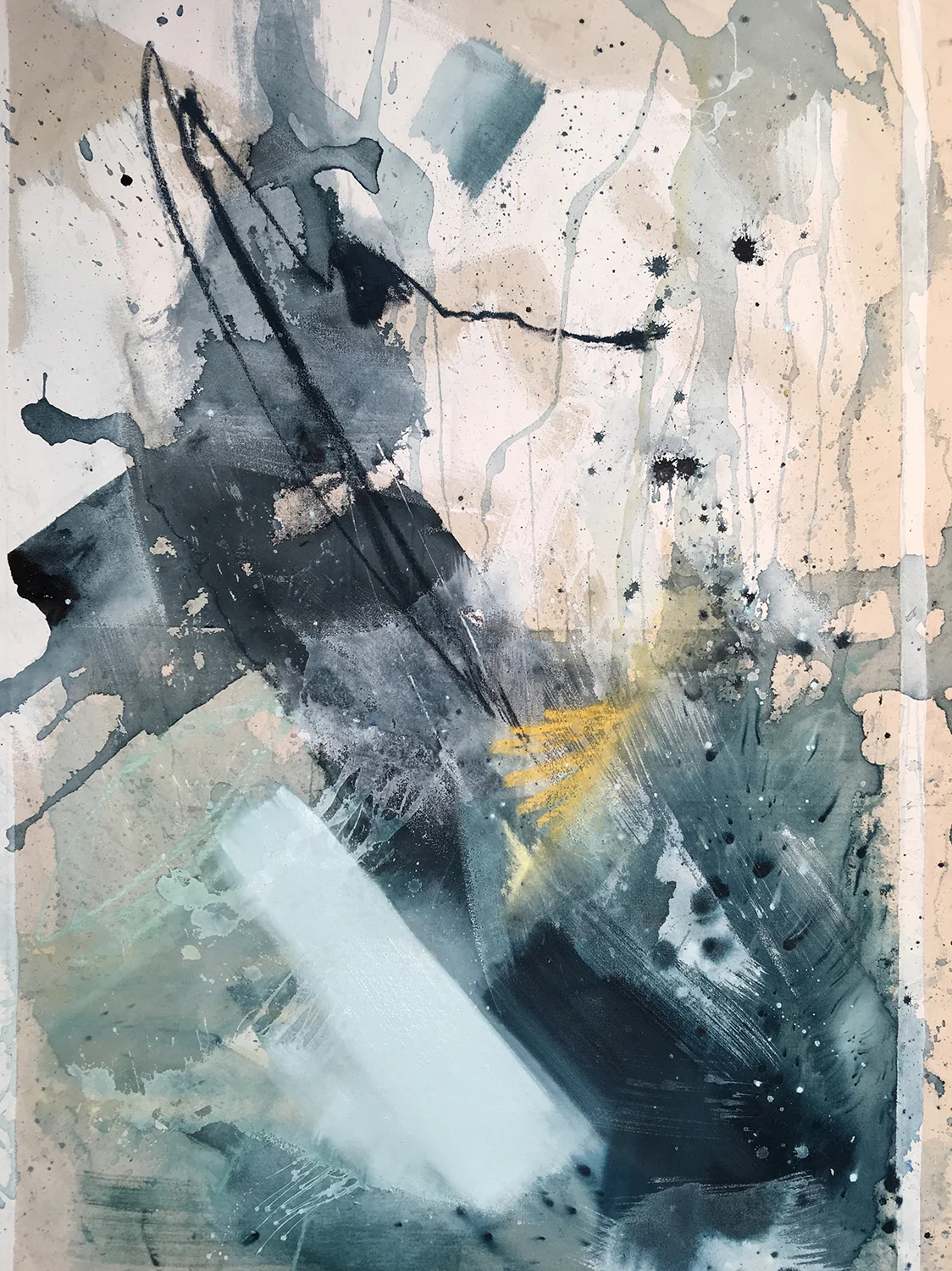  Mixed media 54" x 36" 2016 