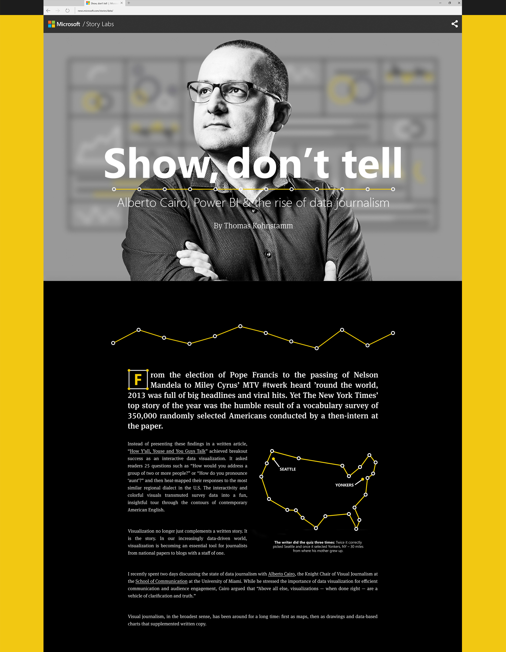 Microsoft Story Labs – Colin Day - Creative Director - Seattle, WA