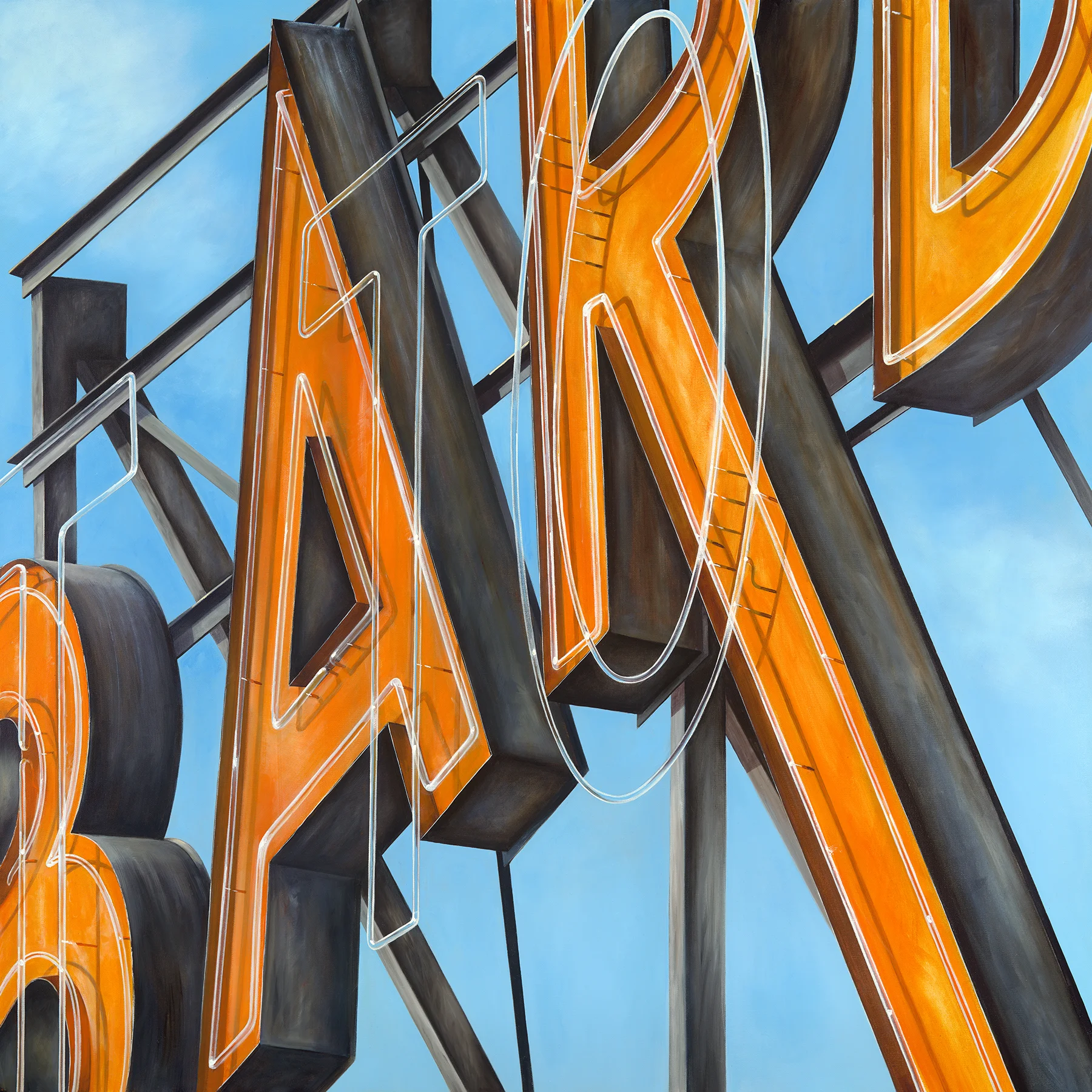 Ballard Bardahl , 48x48in, Oil on Canvas, 2015