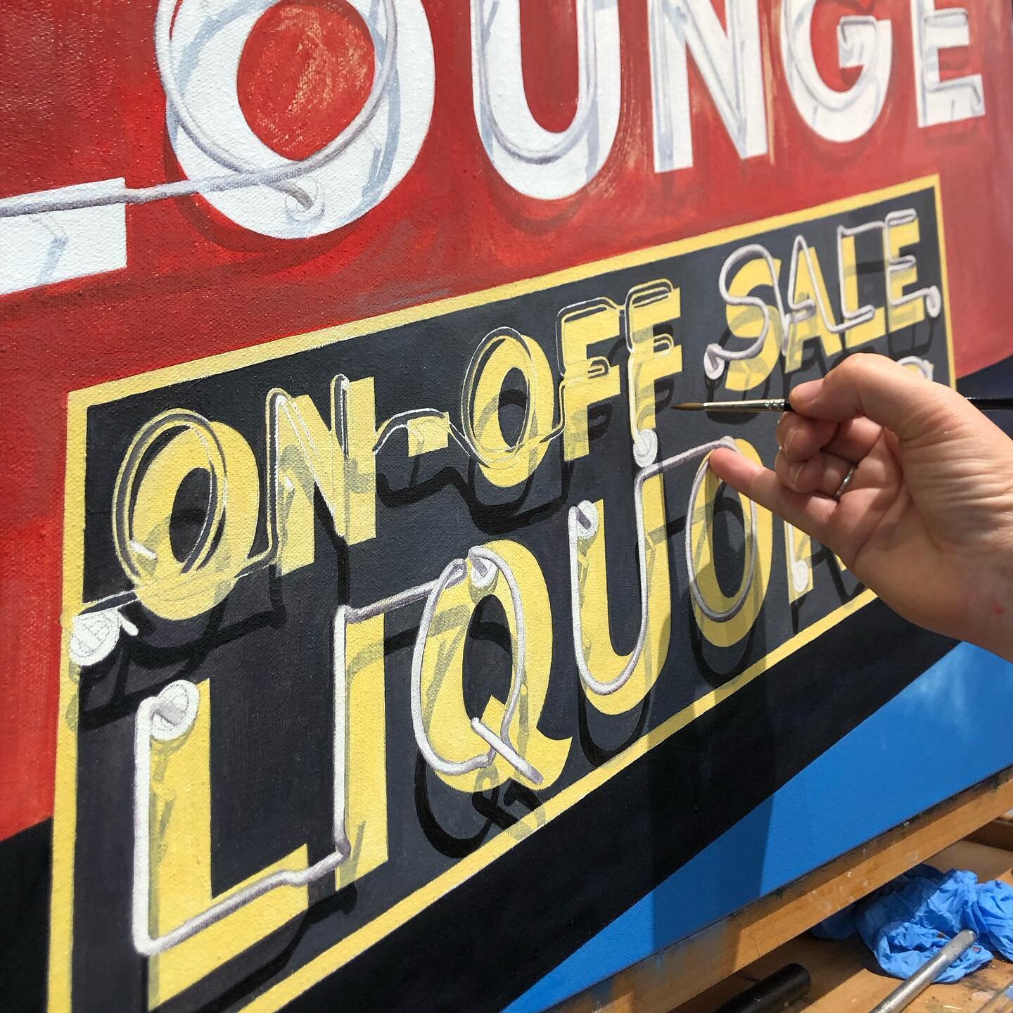 Driving around Minnesota I noticed a lot of bars with &ldquo;on-off sale&rdquo; signs. Turns out that means they sell drinks to consume &ldquo;on&rdquo; premises  bellied up to the bar or &ldquo;off&rdquo; premises to take away with you. Just a littl