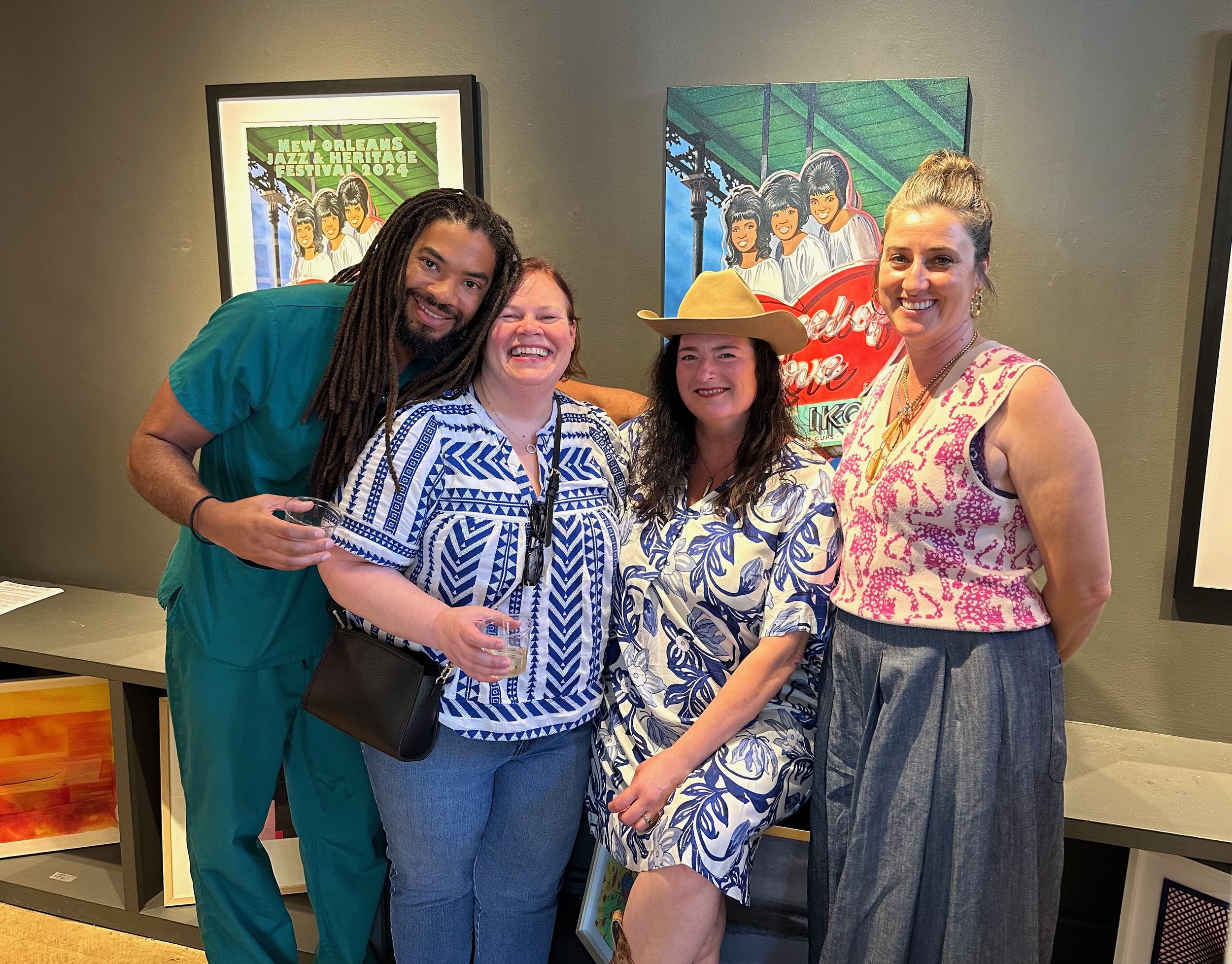 Friends at the Opening