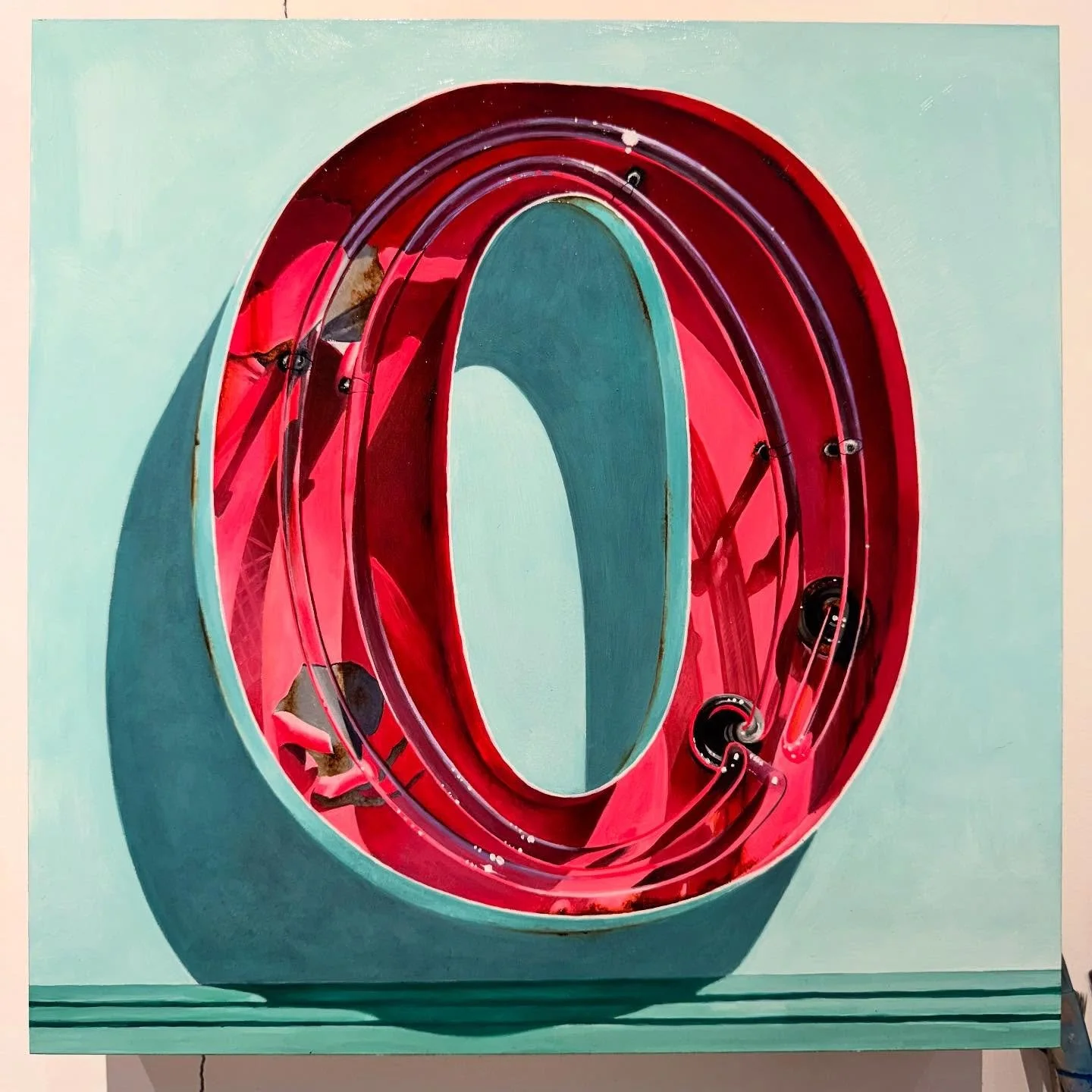 O / 12” x 12” / oil on cradled panel
for August’s show @patricia_rovzar_gallery in Seattle
#kellietalbot #vintageneonsigns #oilpainter #neon #realism #art