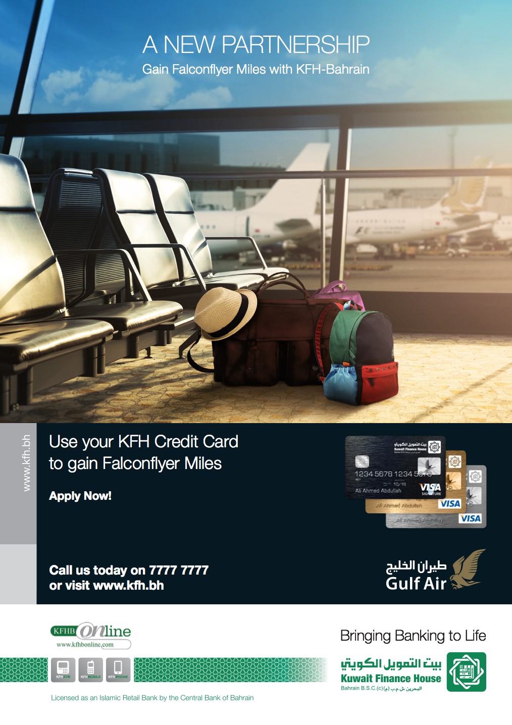 Gulf Air Falconflyer Awards with KFH Credit Cards