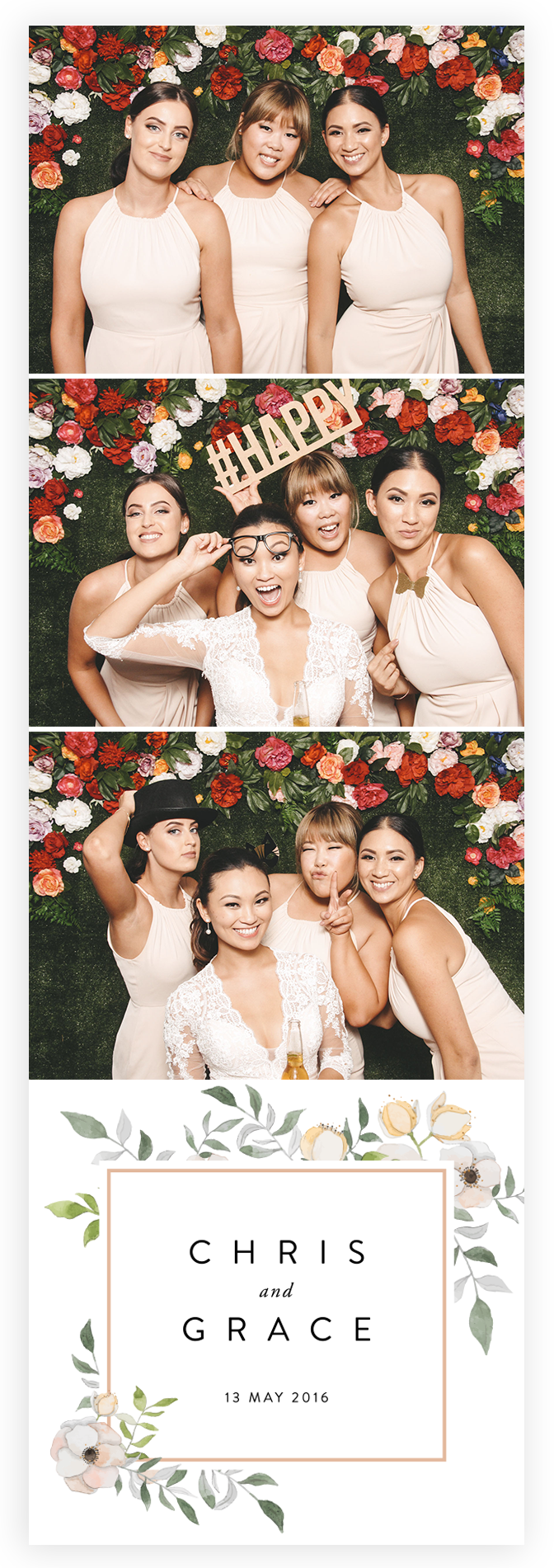 LAYOUT 2  3 PHOTO STRIP // 2 x 6" 2 PRINT COPIES