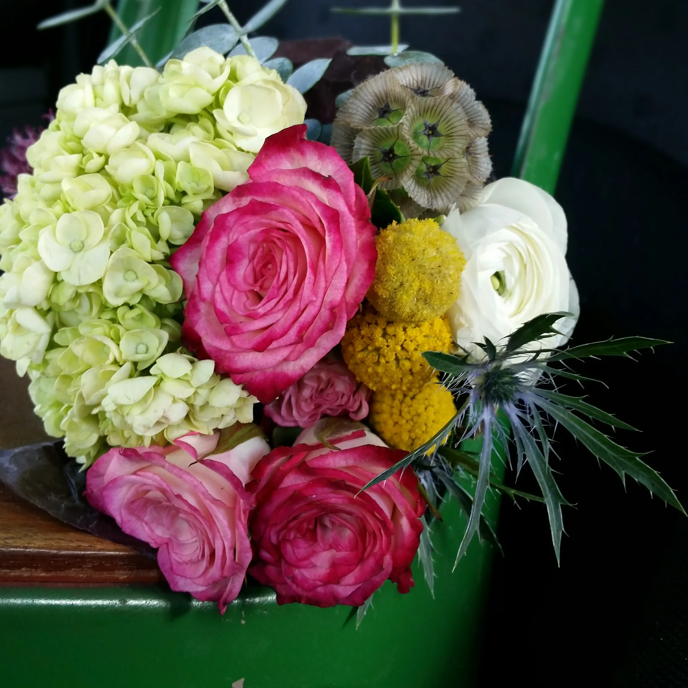 Hand-tied poesy - ready to place in your vase.