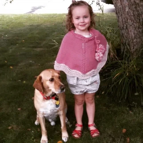 Poncho and Pooch - Frog Tree Merino Yarn