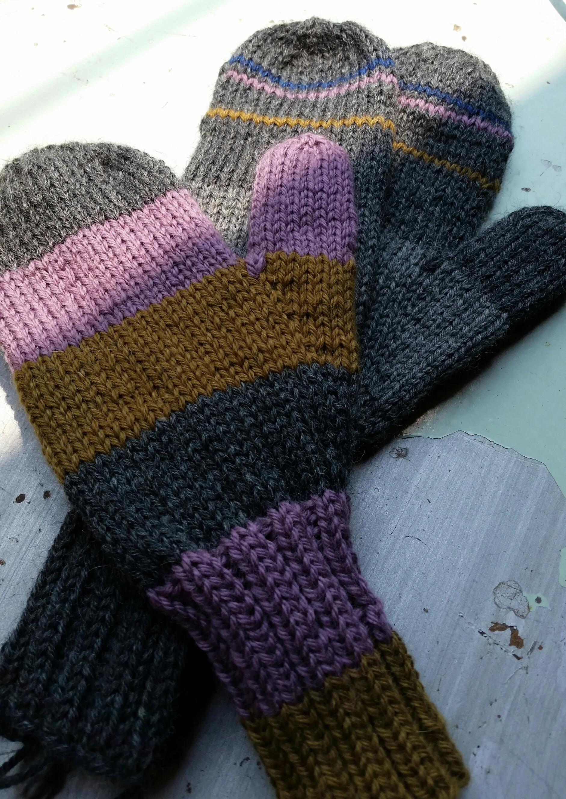 Mittens - Ella Rae Washable Wool