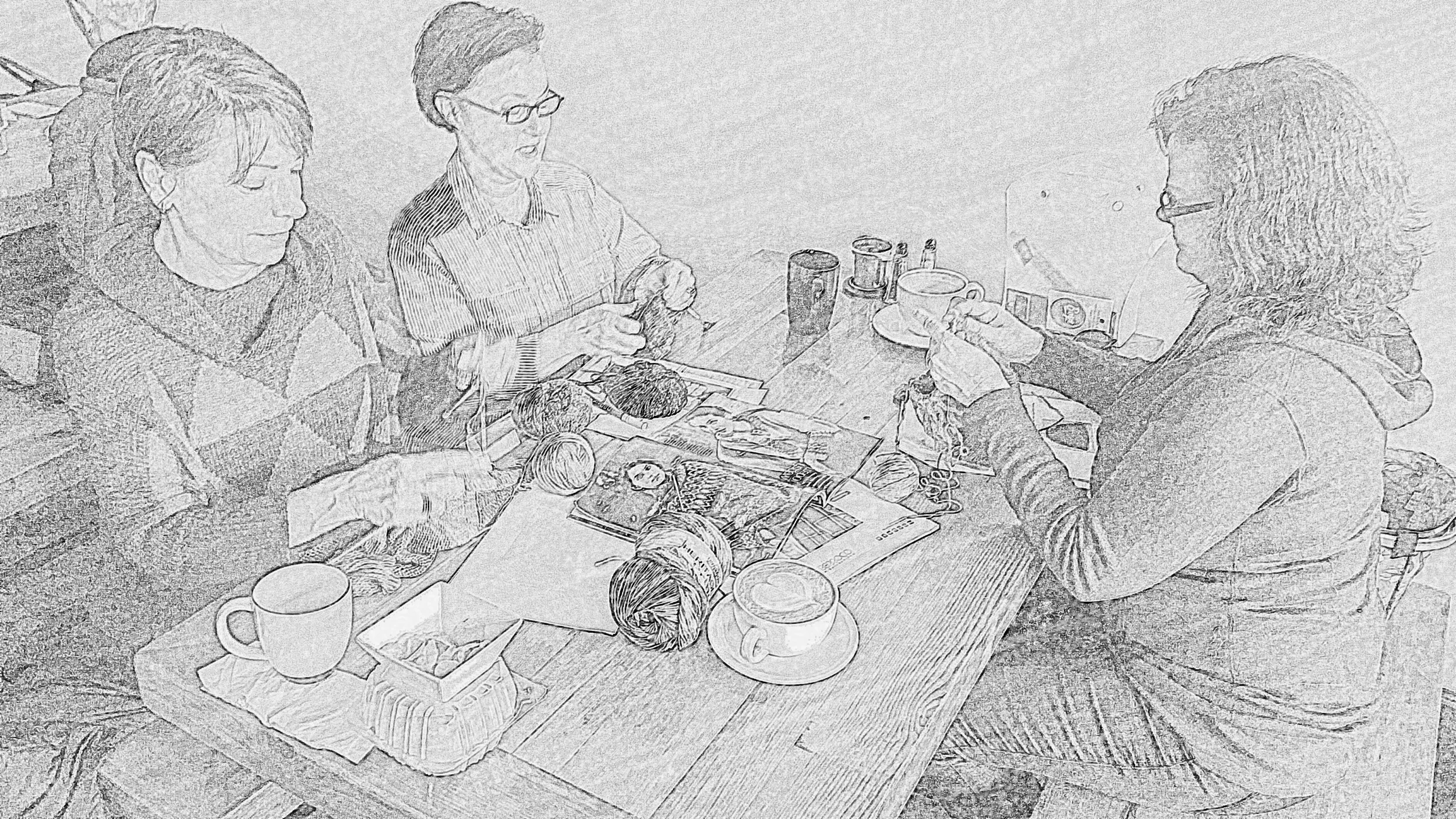 Friendship, sisterhood, collaboration, support, and such - What knitting can do for you...