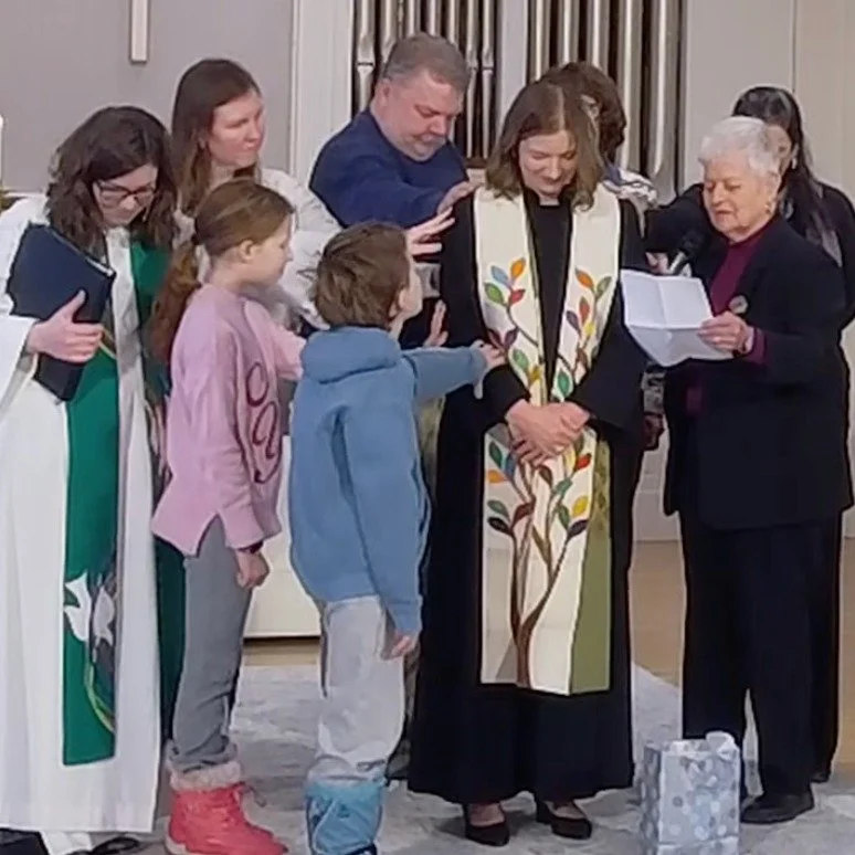 Yesterday was the 10-year anniversary of my ordination and this year is my 10th year serving the amazing folks of United Church in Walpole. They surprised me in worship today with a slide show, stole, flowers, and blessing. I am so honored and gratef