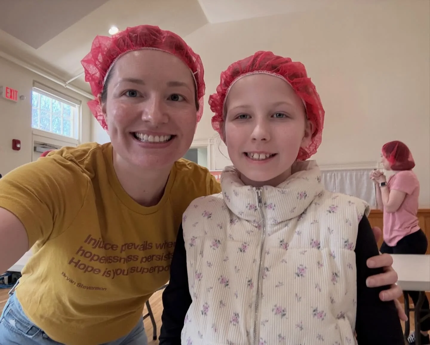 Vivian and I had a blast volunteering with @riseagainsthunger and @unitedwalpole this morning! 12,000 meals packed!