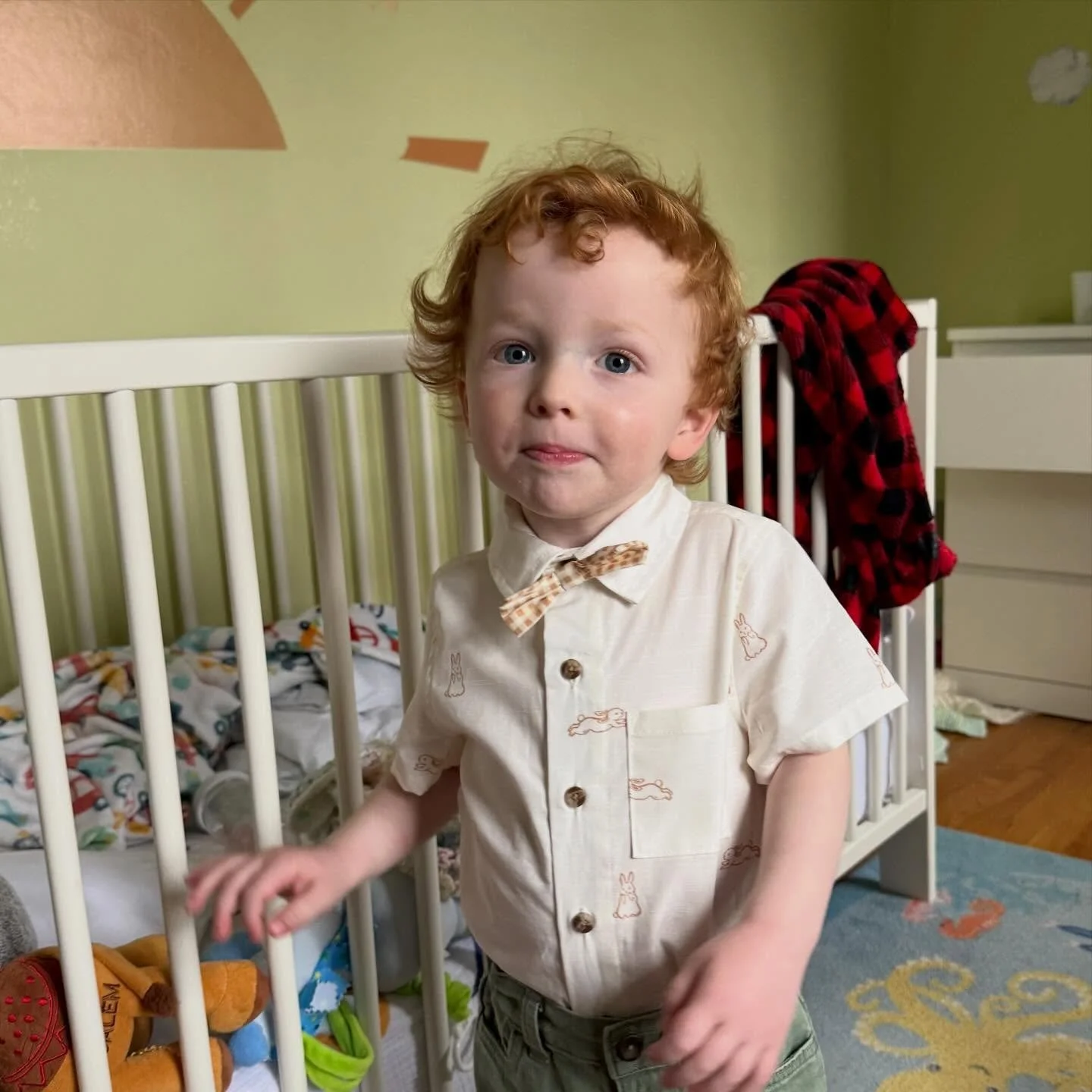 2 Easter worship services, Holy Saturday bonfire, Good Friday worship, Maundy Thursday worship and Easter family lunch at Byblos and this mama did not get a family pic this year. But luckily we got a snap of dapper little Ellie Belly in his Easter fi