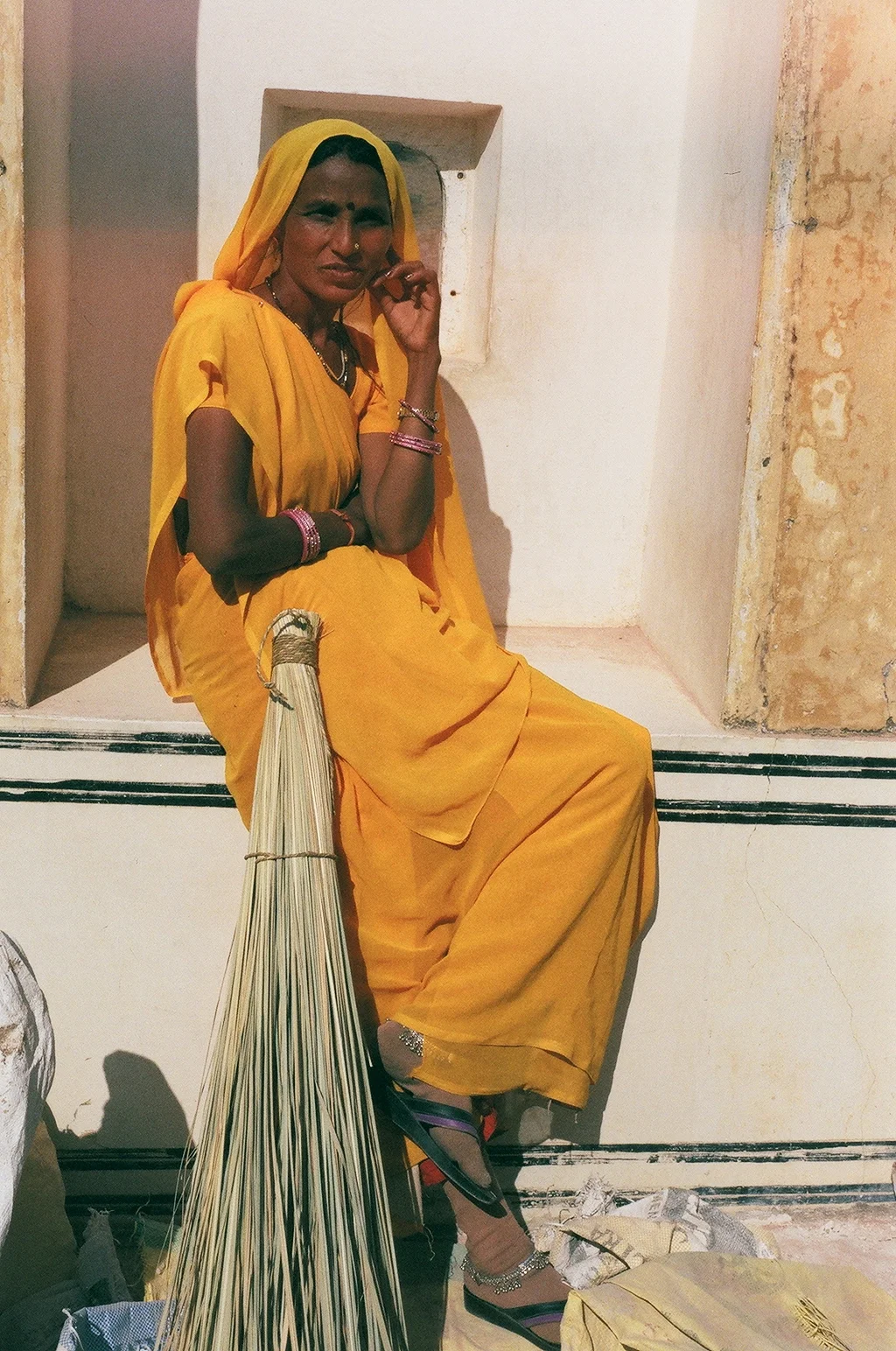  35mm Color Film. Jaipur, India 