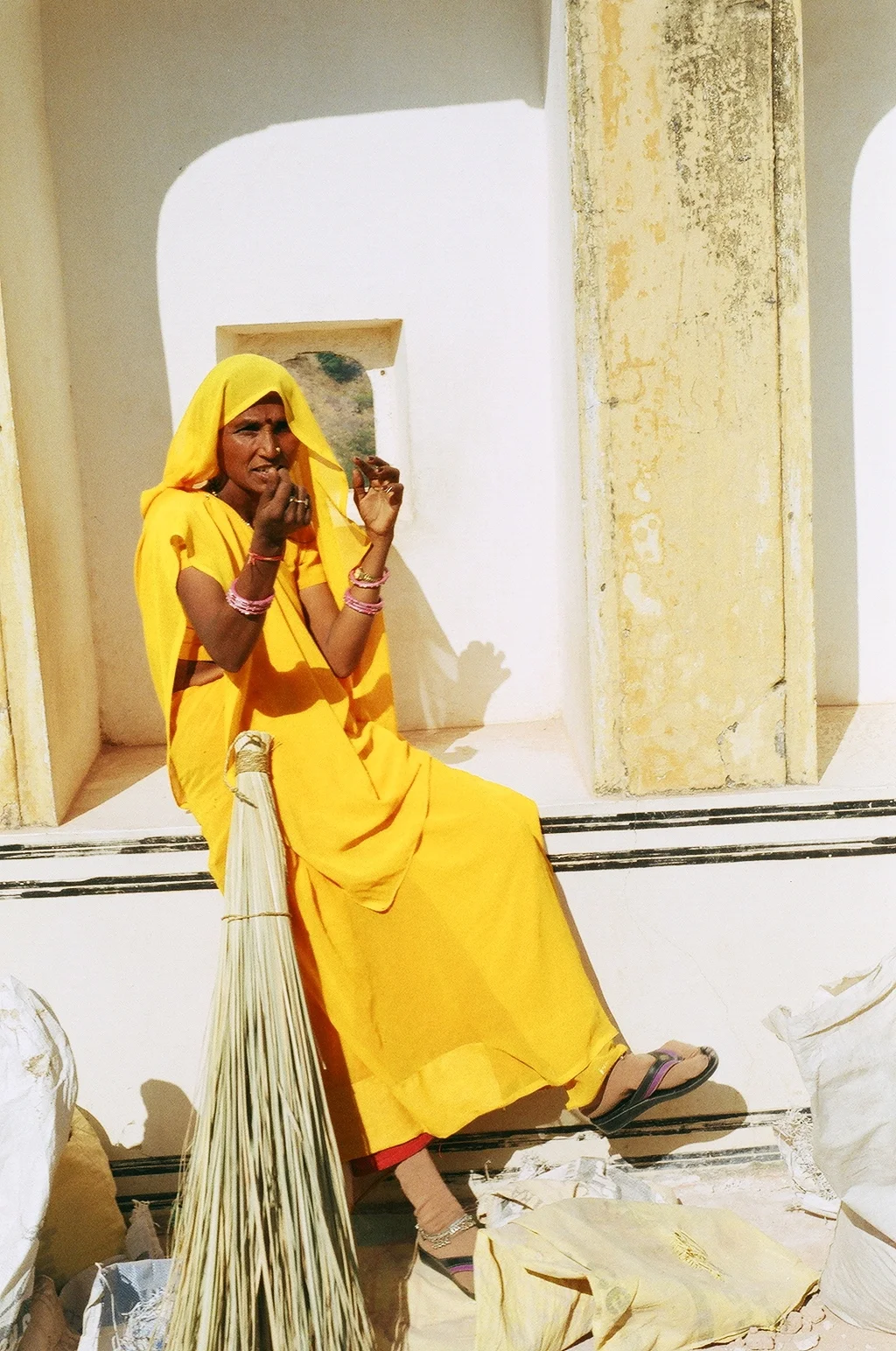  35mm Color Film. Udaipur, India 