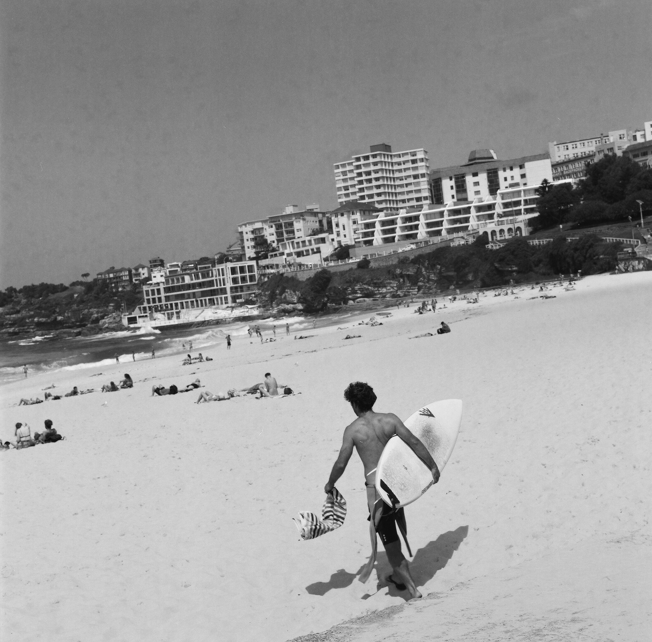  120mm Black &amp; White Film. Byron Bay, Australia 