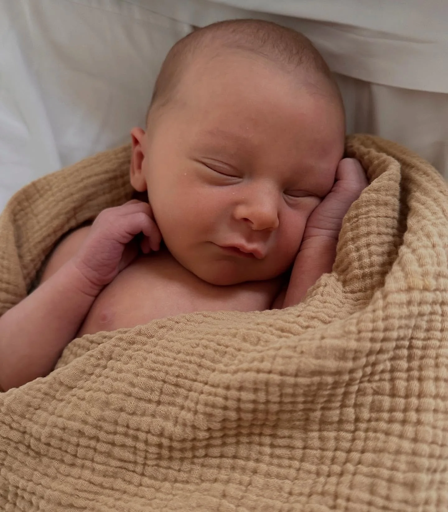 Woody💛

Woodrow Boone Matzinger 
 Born March 21st and fits right in.