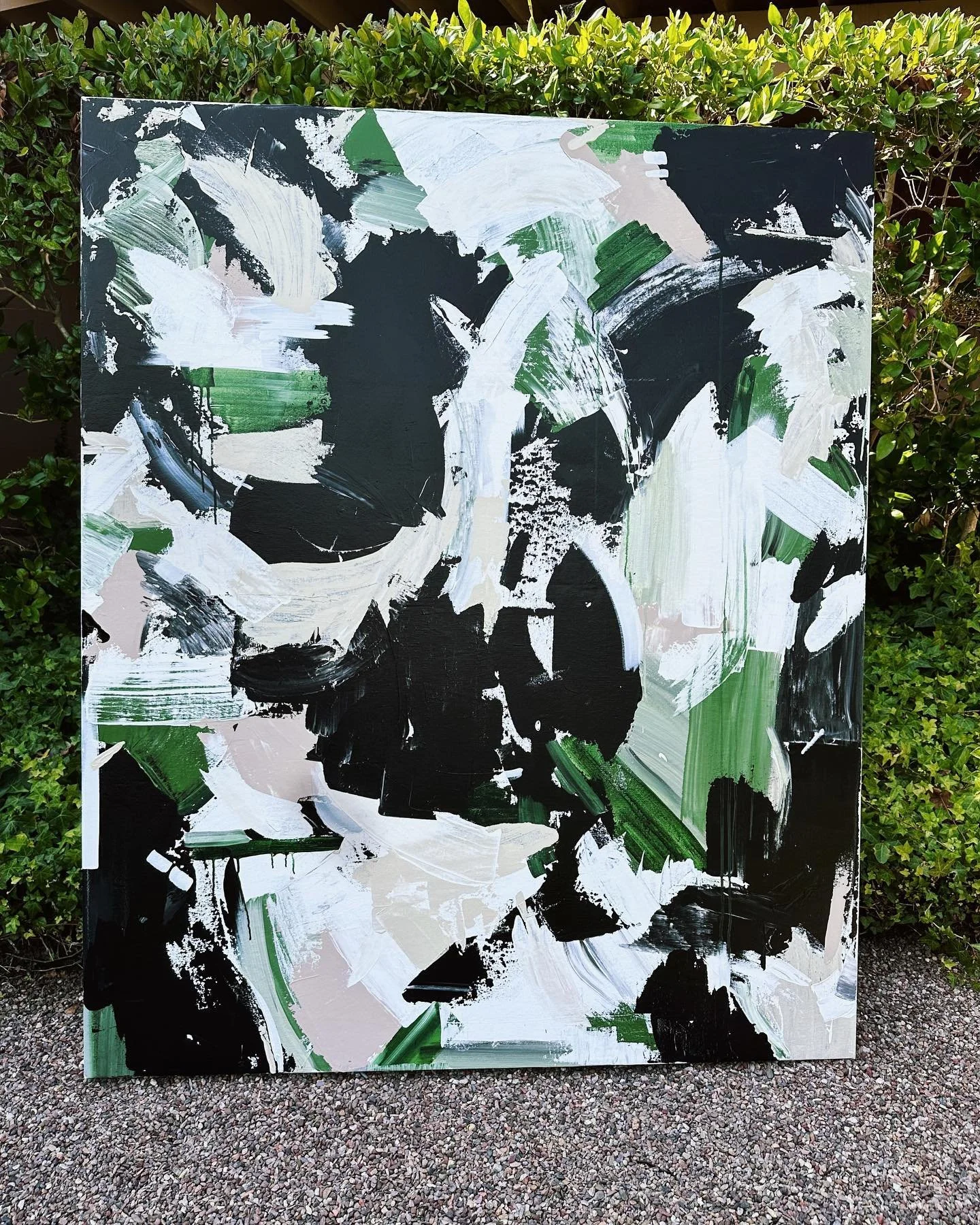 new painting&mdash;&ldquo;wish me luck&rdquo; 56x69 inches 

email for inquiries: remingtonfineart@gmail.com