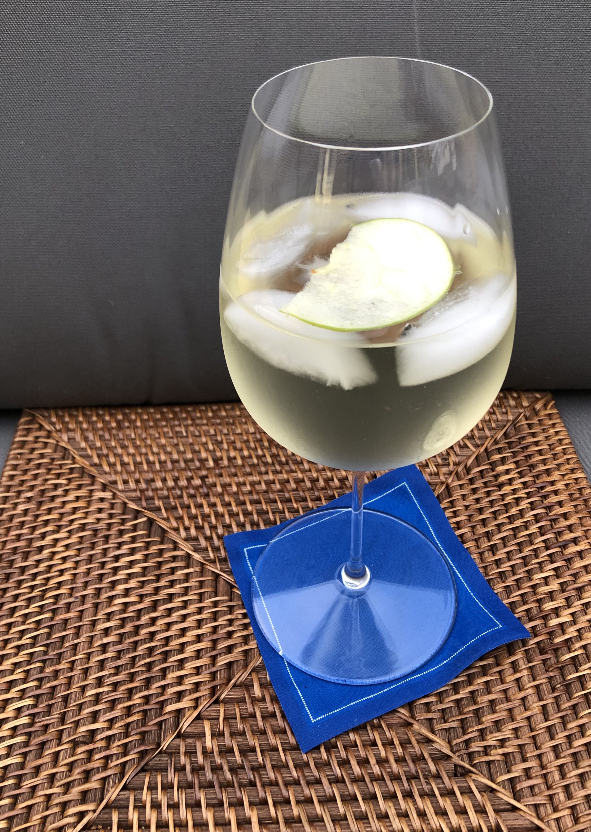 Granny Smith apple spritz