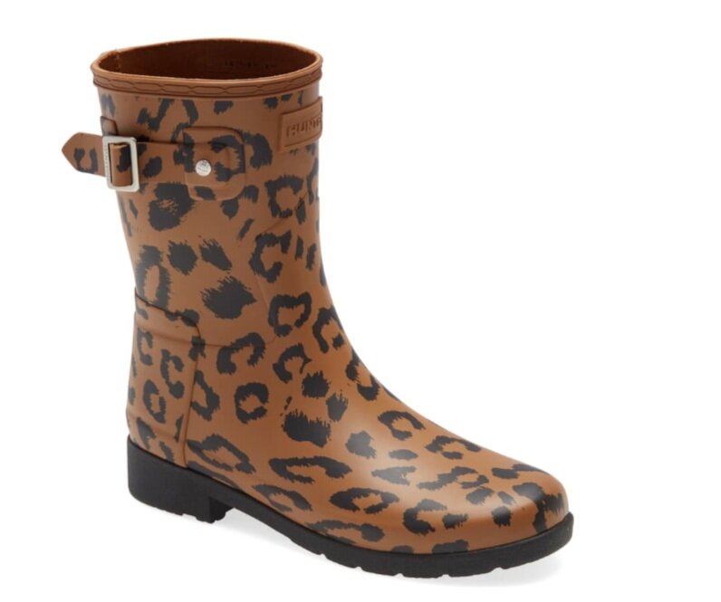 Hunter Leopard Rainboot, $98.90