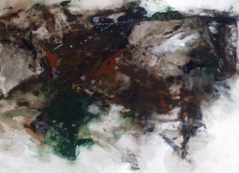" Querencia " Untitled # 15 Acrylic on Canvas 40 inches x 30 inches SOLD
