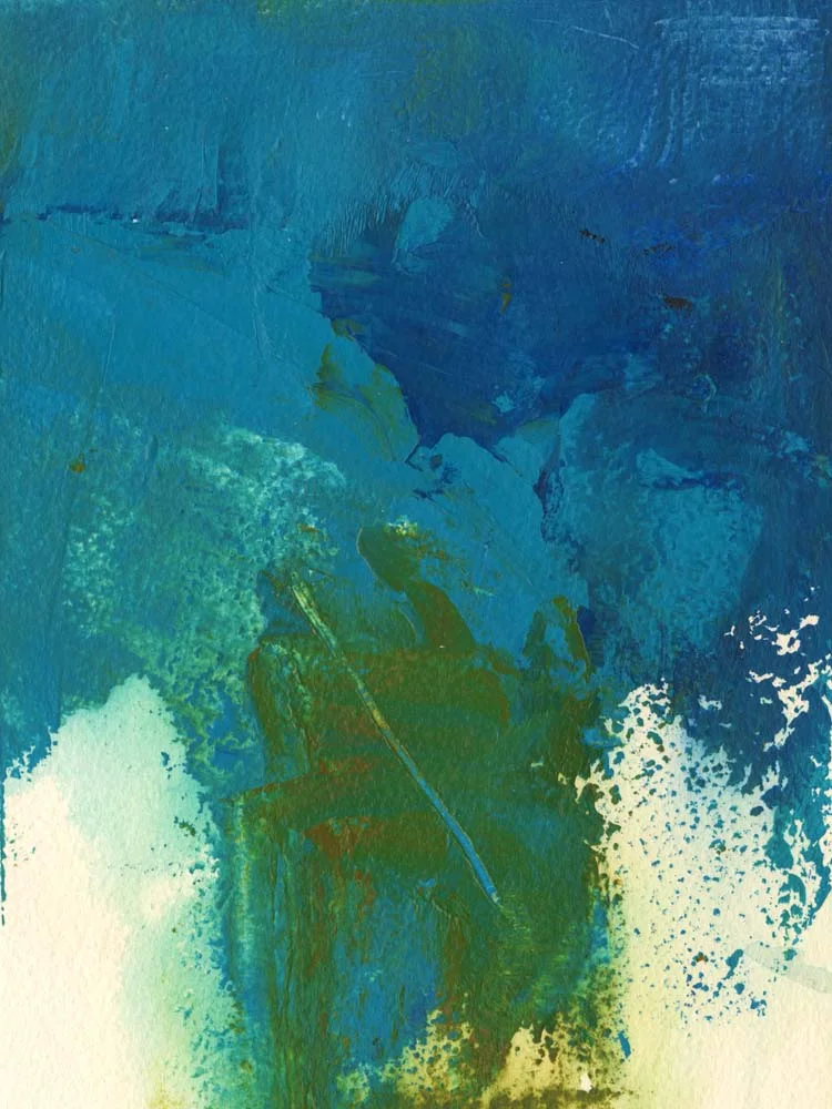 "Querencia " Untitled # 8 Acrylic on Paper 9 inches x 12 inches
