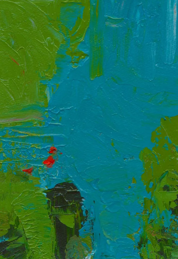 " Querencia " Untitled # 5 Acrylic on Paper 9 inches x 12 inches
