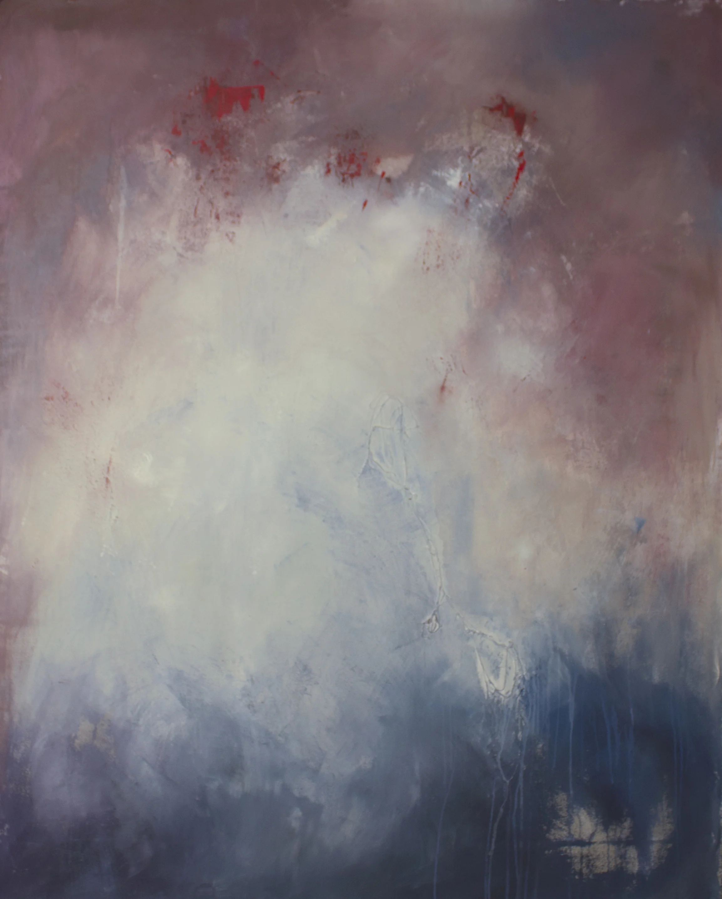 "Between Heaven and Earth" untitled #6 acrylic on canvas 50 inches x 64 inches