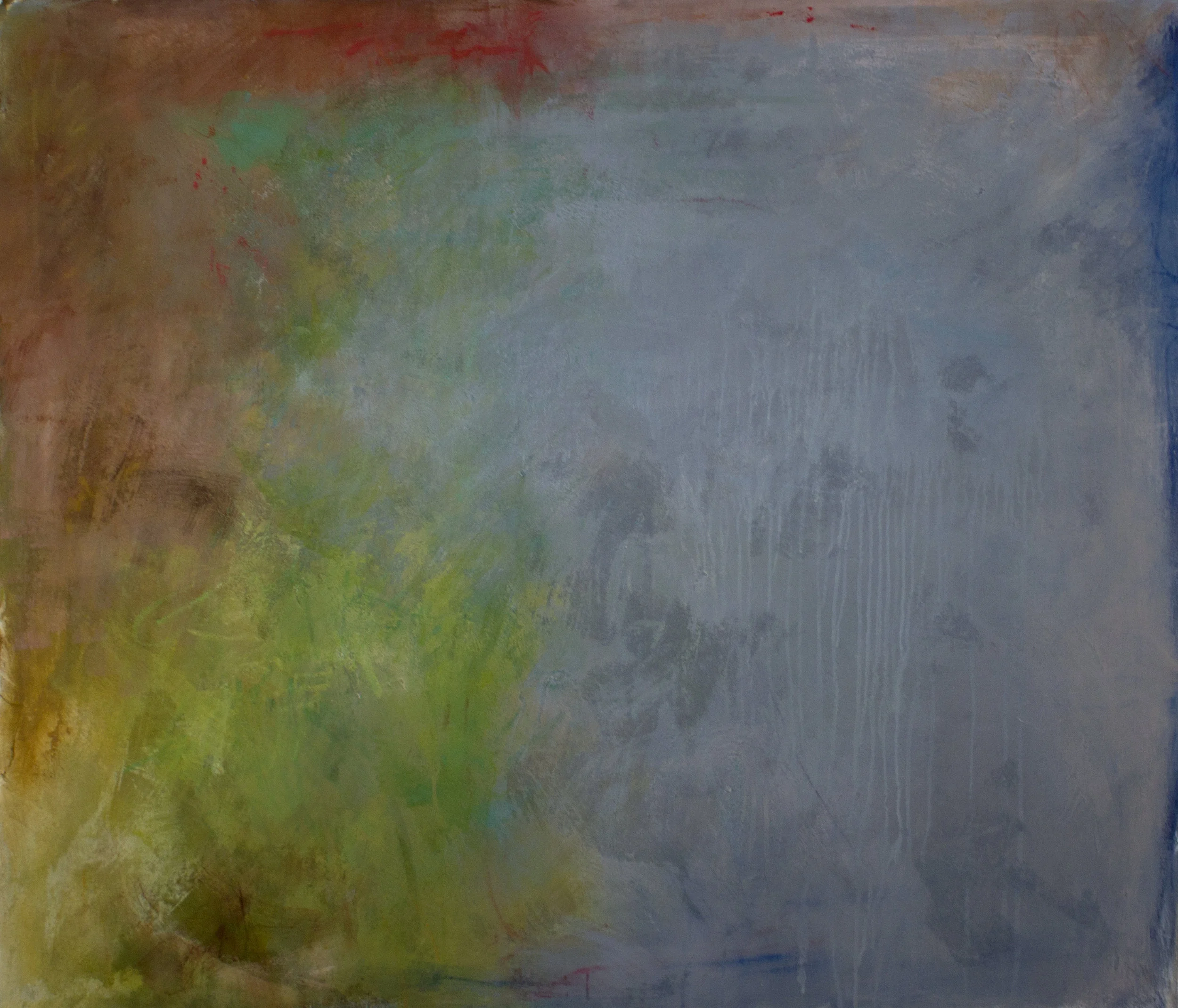 "Between Heaven and Earth" untitled #5 acrylic on canvas 54 inches x 50 inches