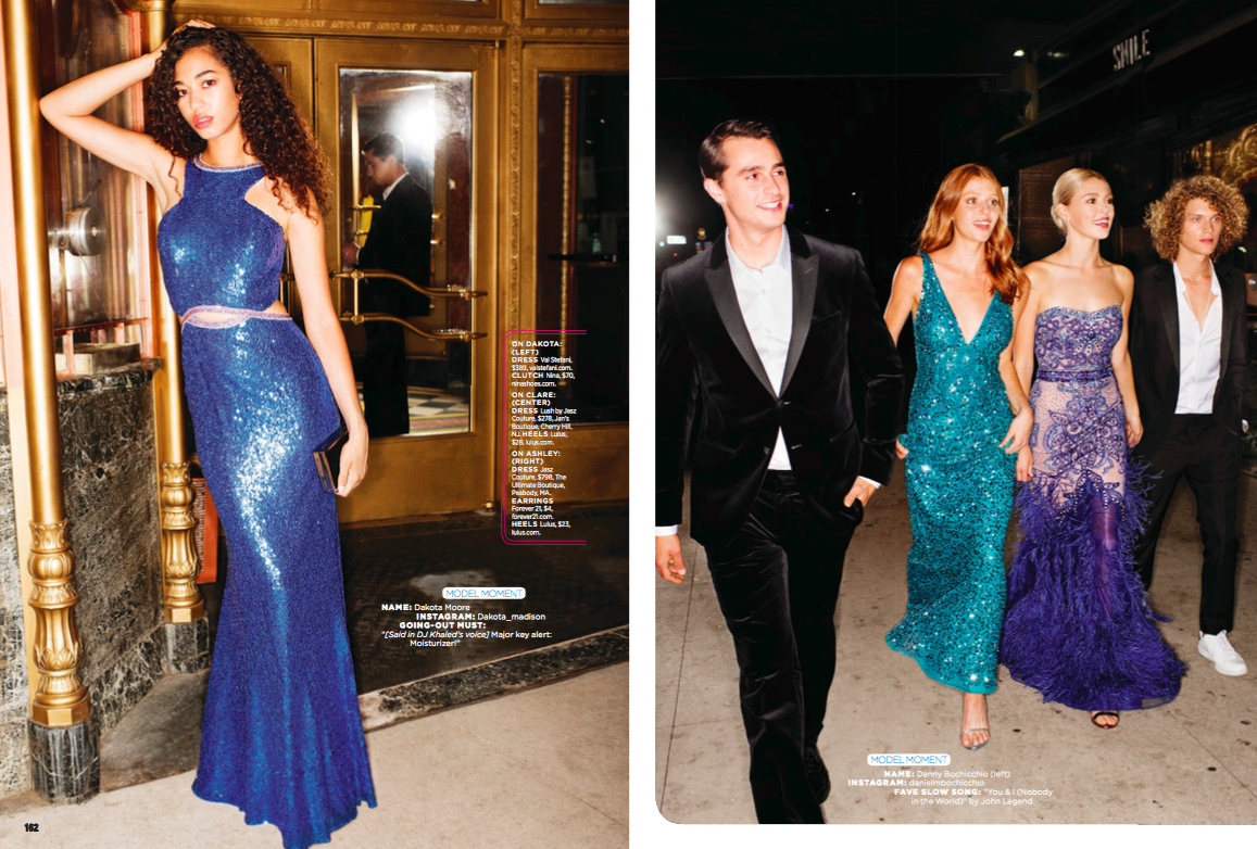 Seventeen Magazine Prom Issue | Photographed by Anne Menke