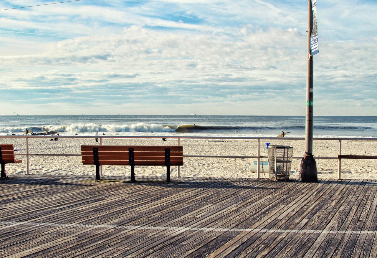 Long Beach, NY. September 2012.  Good waves in between 20 minute lulls.