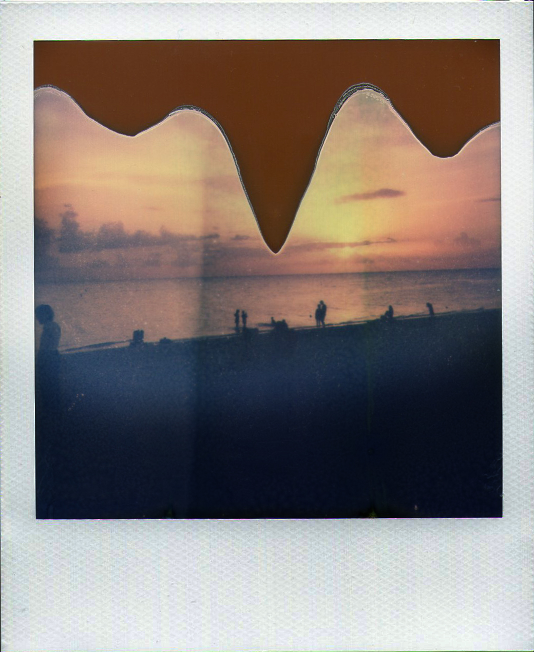 Bonita Beach Sunset. Shot on Polaroid 600. 