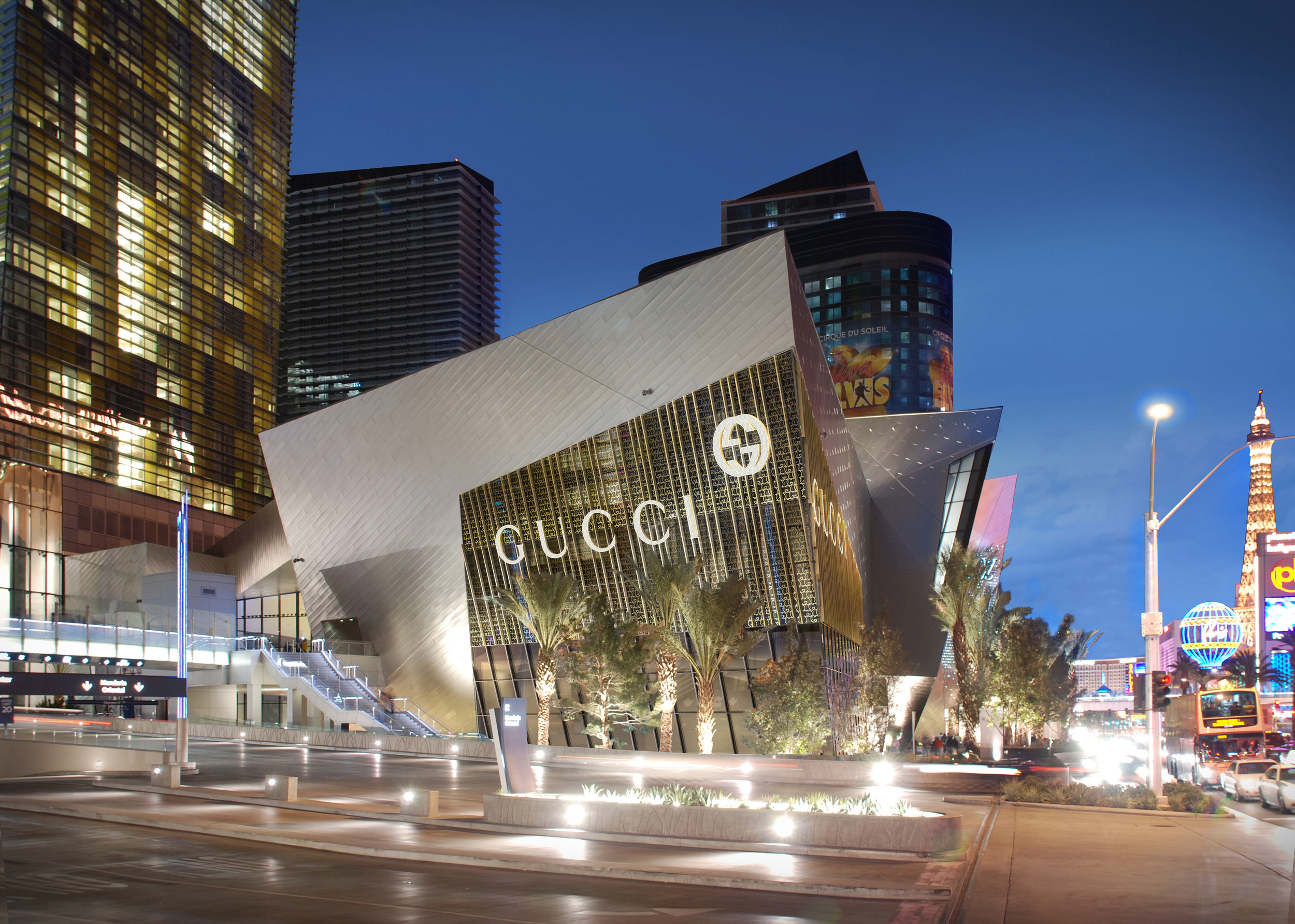 Gucci City Center Las Vegas Exterior Photo-Composite Rendering