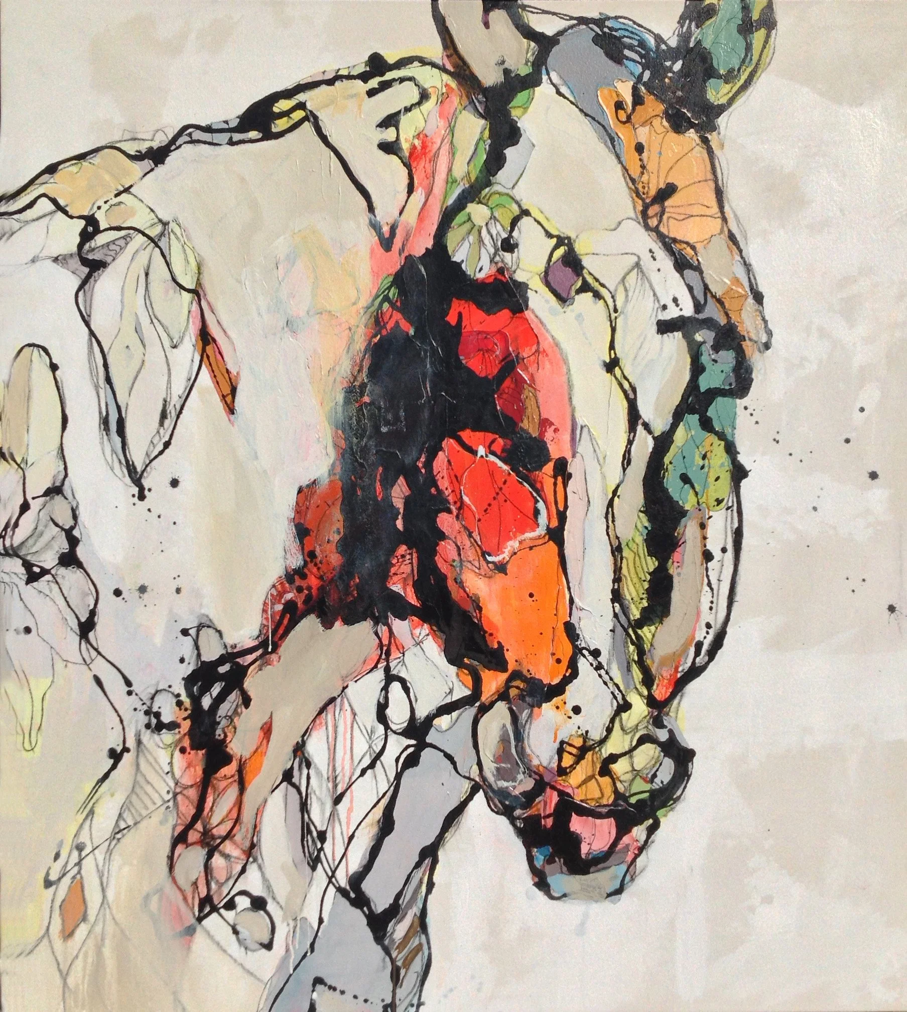 58x52 Dominatrix melissa mason equine art.jpeg