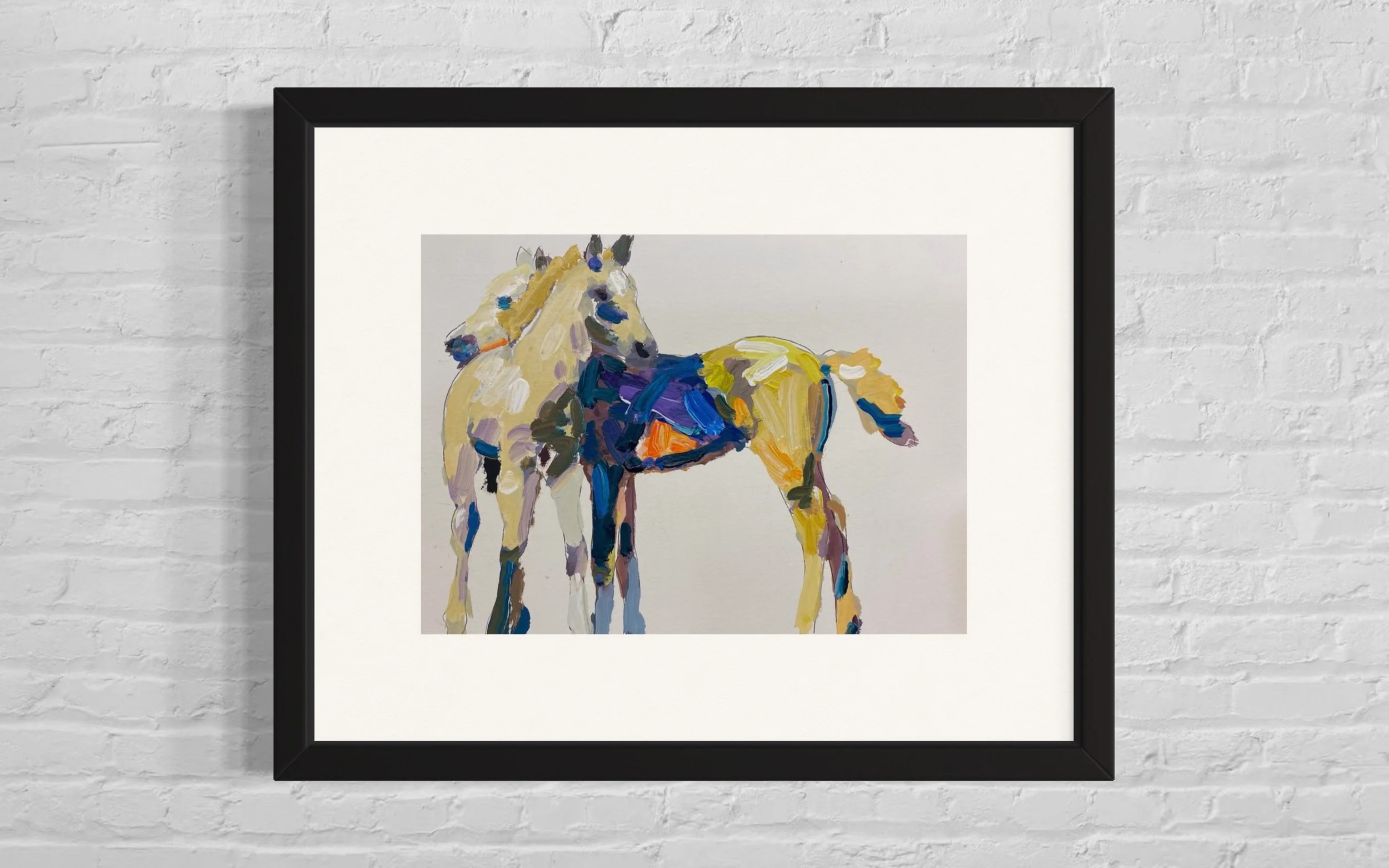 Ochre Colt Study 11x15