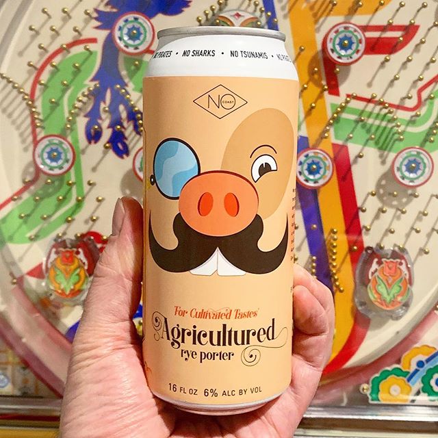 Mighty fine piggy,
Wrapped around a handsome beer,
Quite cultured indeed. #nocoastbeer #agricultured #ryeporter #iowabeer