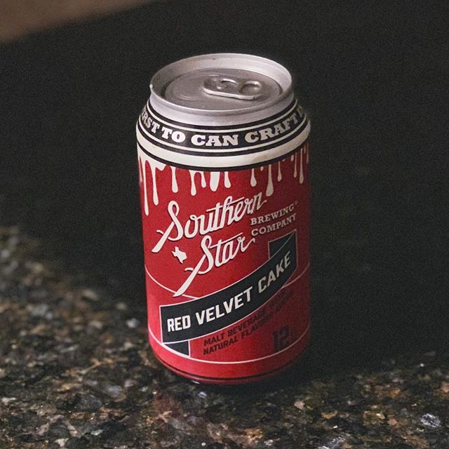 Can of tasty cake,
Red velvet swirled into stout,
Frosting running down. #southernstarbrewing #redvelvet #stout #texasbeer #craftbeer #haiku #totalwine