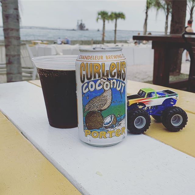 Traveling from home,
Coconuts pair with beaches,
Trucks go with Bama. #chandeleurbrewing #curlewscoconutporter #mississippibeer #craftbeer #porter #haiku